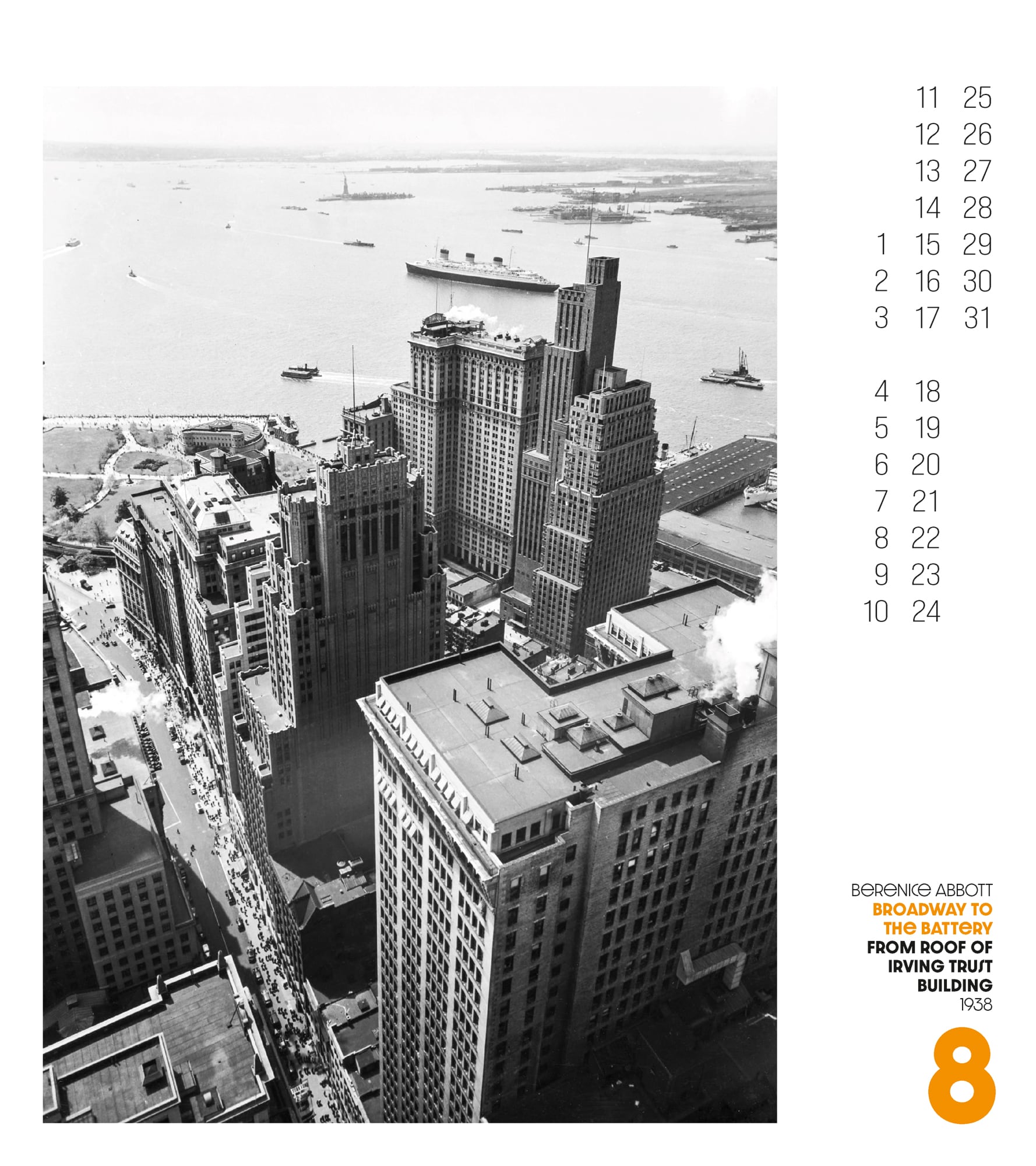 Ackermann Calendar Changing New York 2025 - Inside View 08