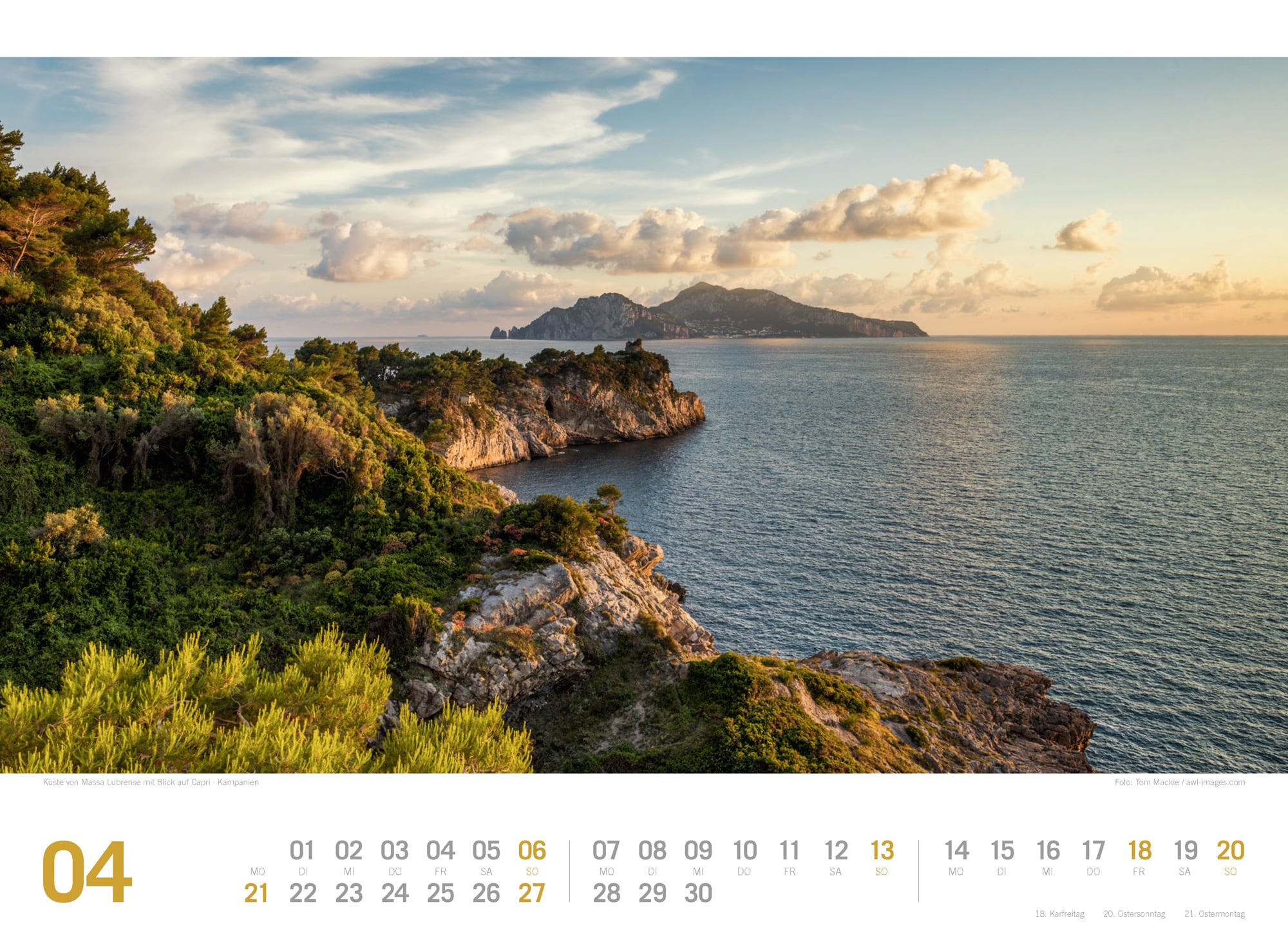Ackermann Kalender Italien ReiseLust 2025 - Innenansicht 04