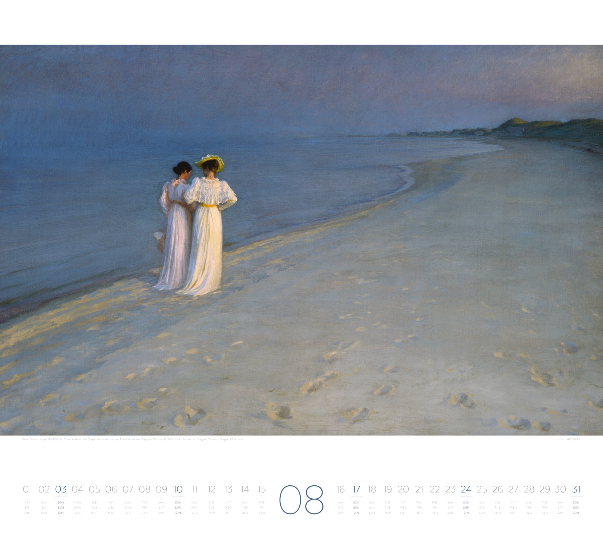Ackermann Calendar The Art of Silence 2025 - Inside View 08