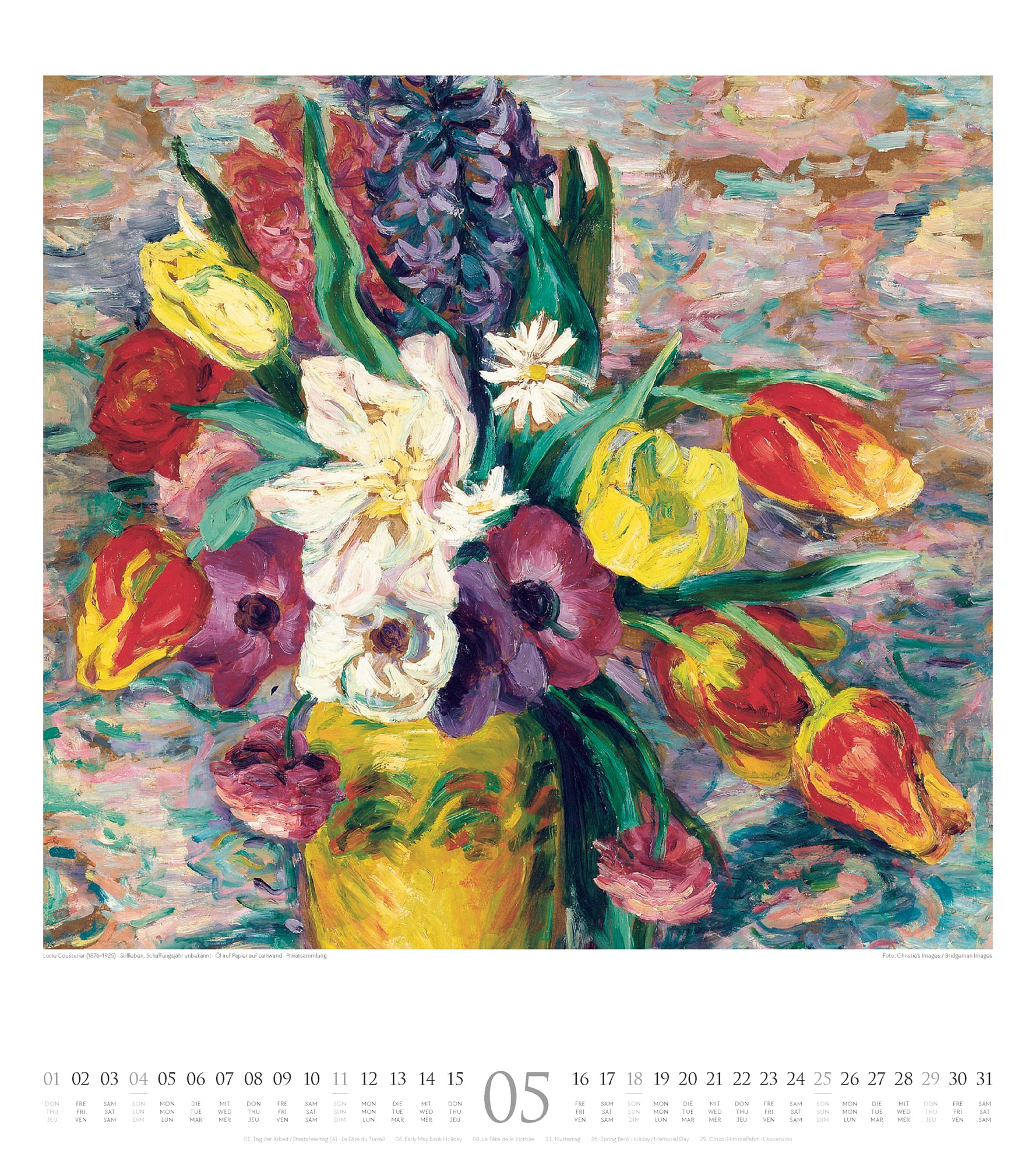 Ackermann Calendar Female Artists 2025 - Inside View 05
