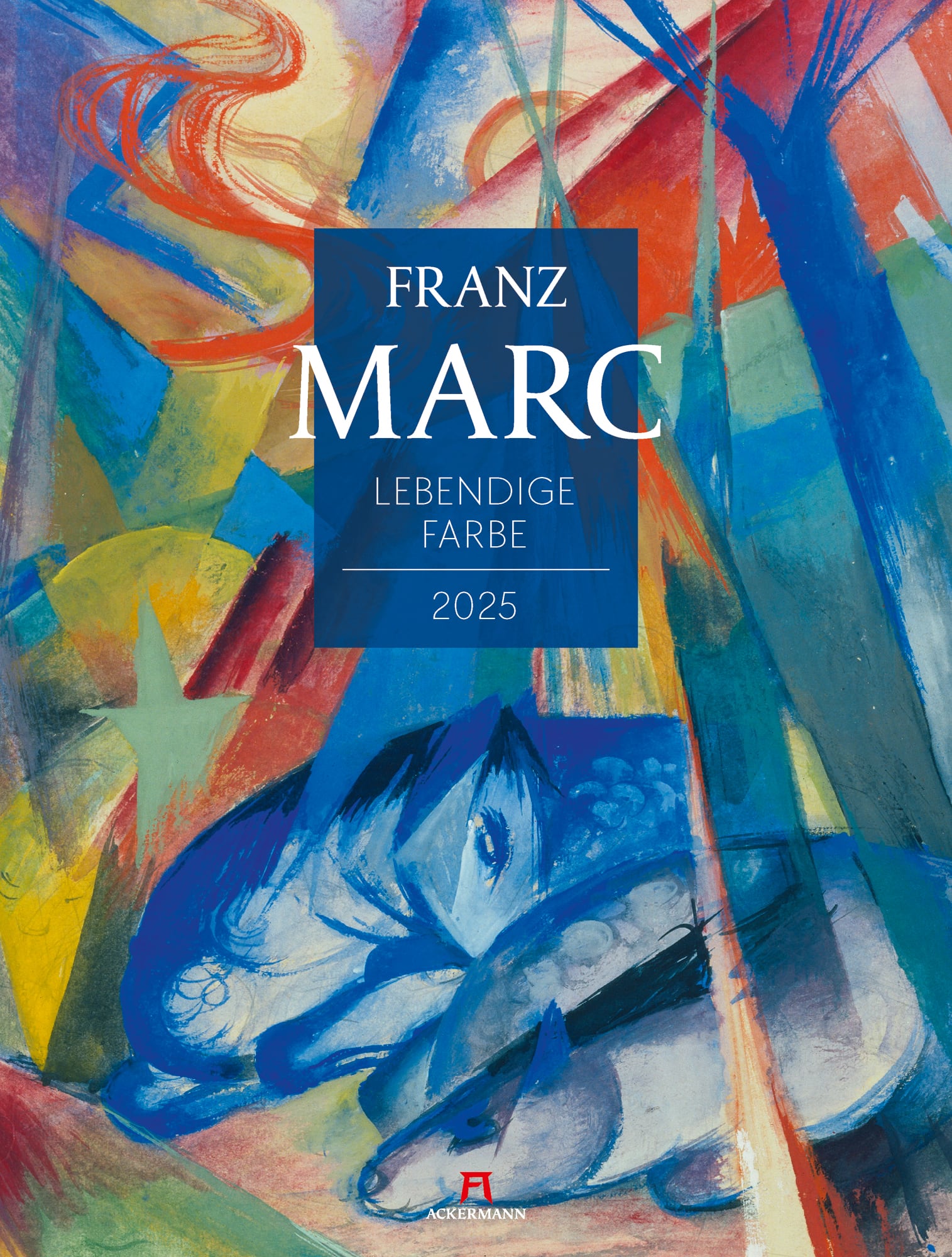 Ackermann Kalender Franz Marc 2025 - Titelblatt