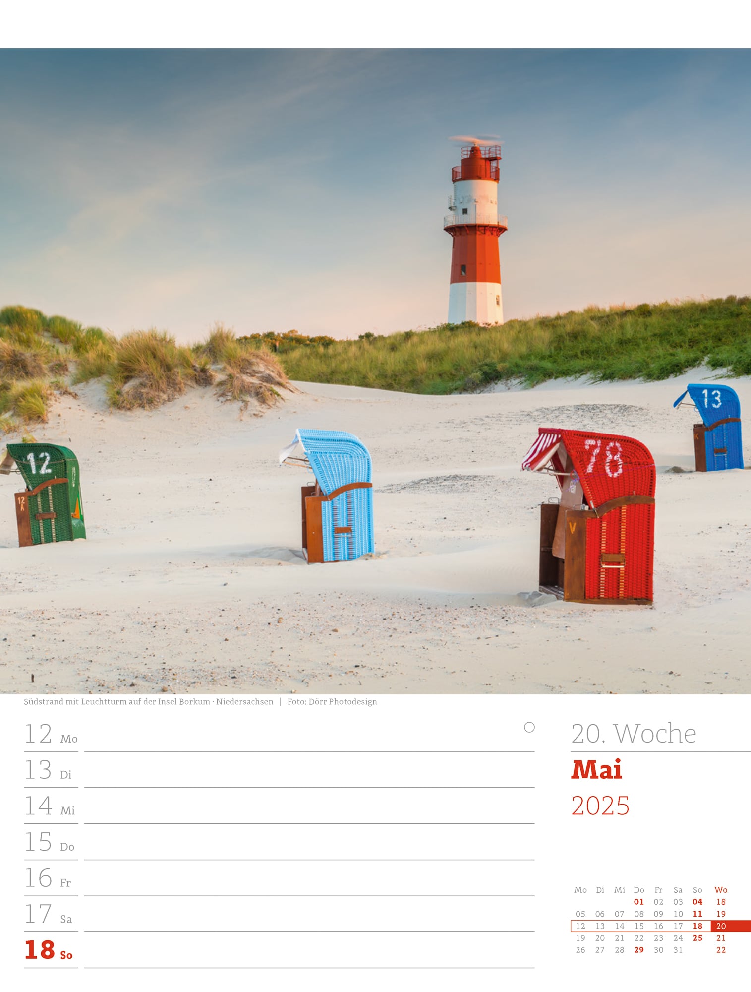 Ackermann Calendar Germany 2025 - Weekly Planner - Inside View 23