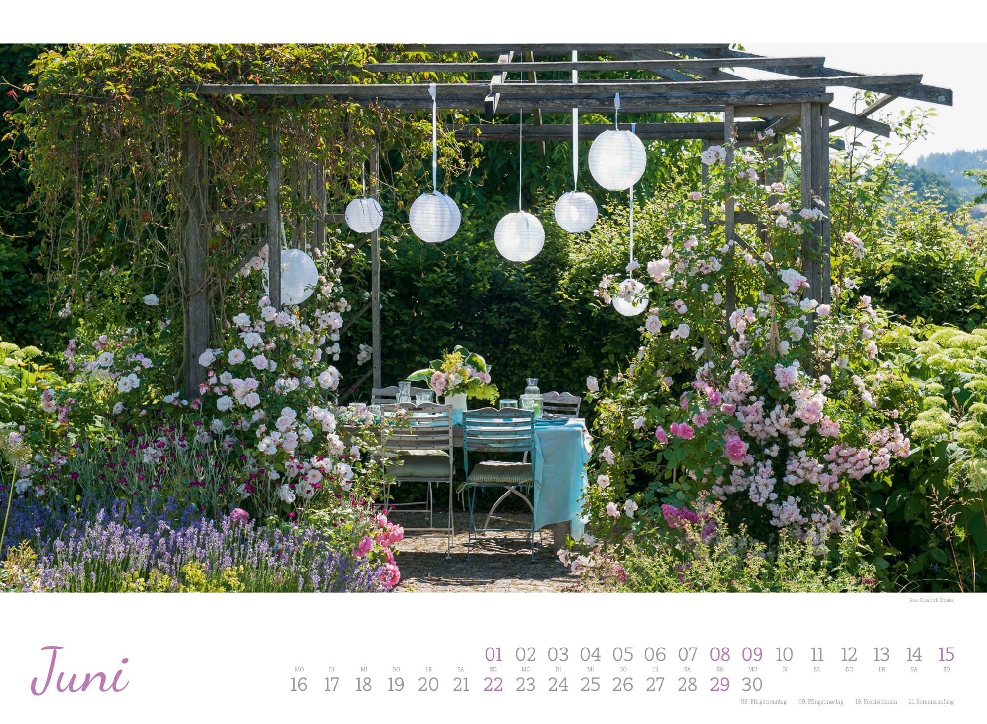 Ackermann Calendar Cottage Gardens 2025 - Inside View 06