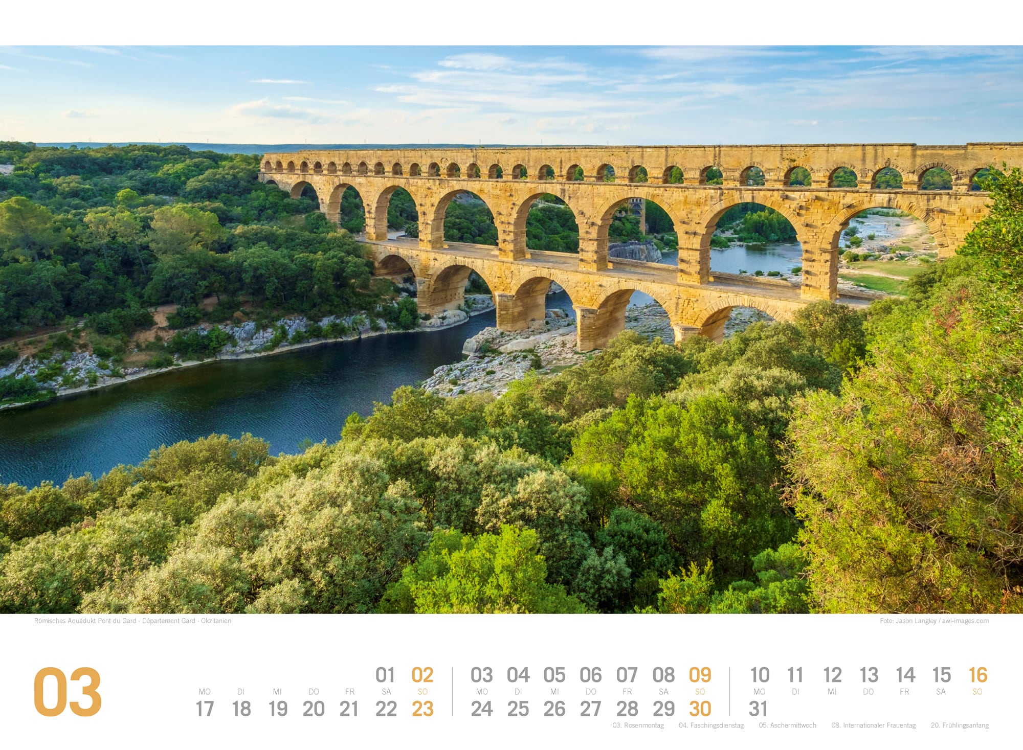 Ackermann Kalender Provence ReiseLust 2025 - Innenansicht 03