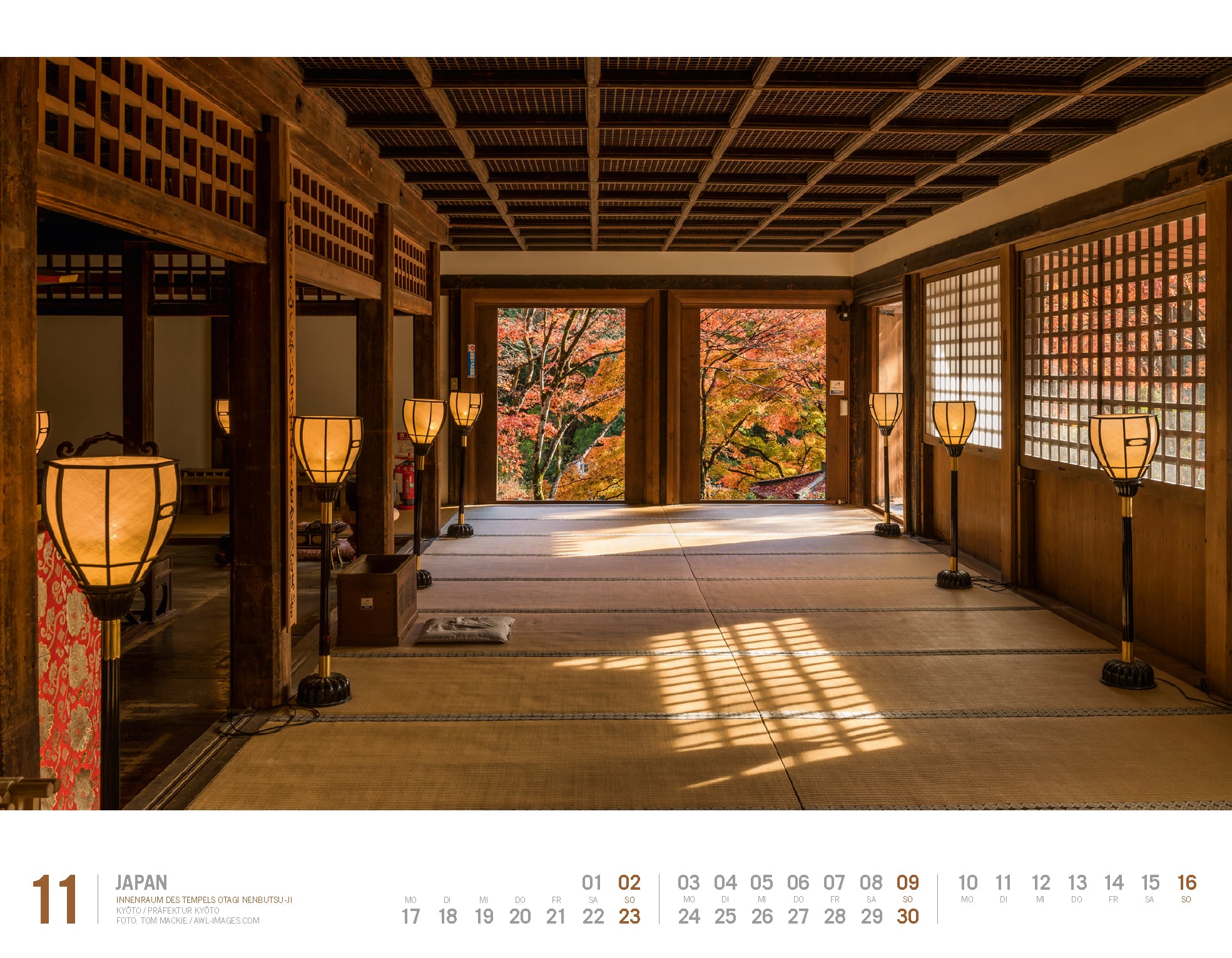 Ackermann Calendar Japan 2025 - Inside View 11
