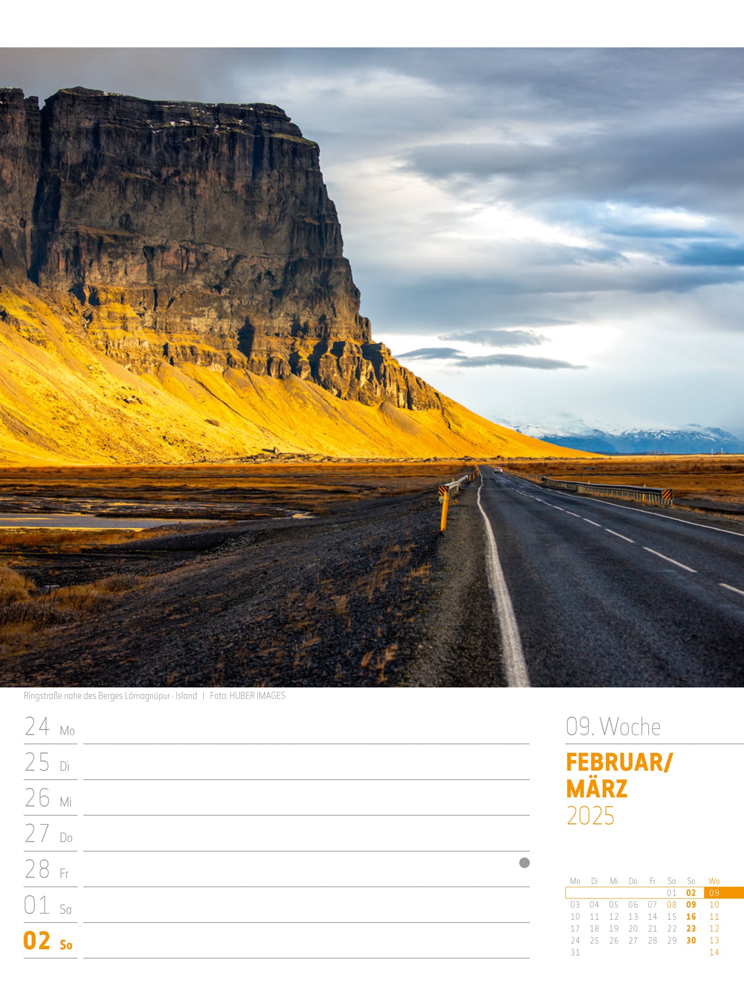 Ackermann Calendar Scandinavia 2025 - Weekly Planner - Inside View 12