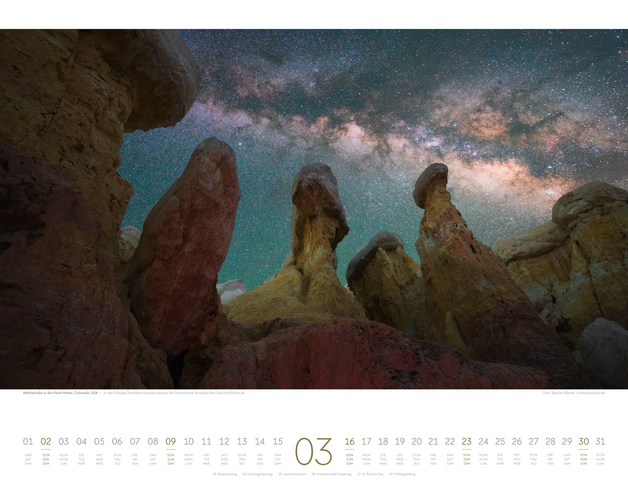 Ackermann Calendar Forces of Nature 2025 - Inside View 03