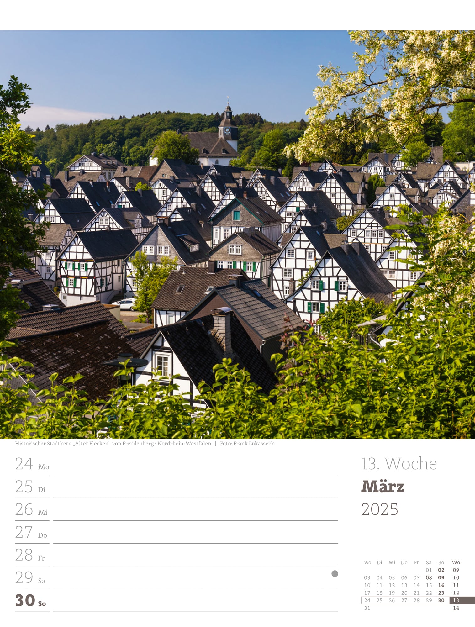 Ackermann Calendar Germany 2025 - Weekly Planner - Inside View 16