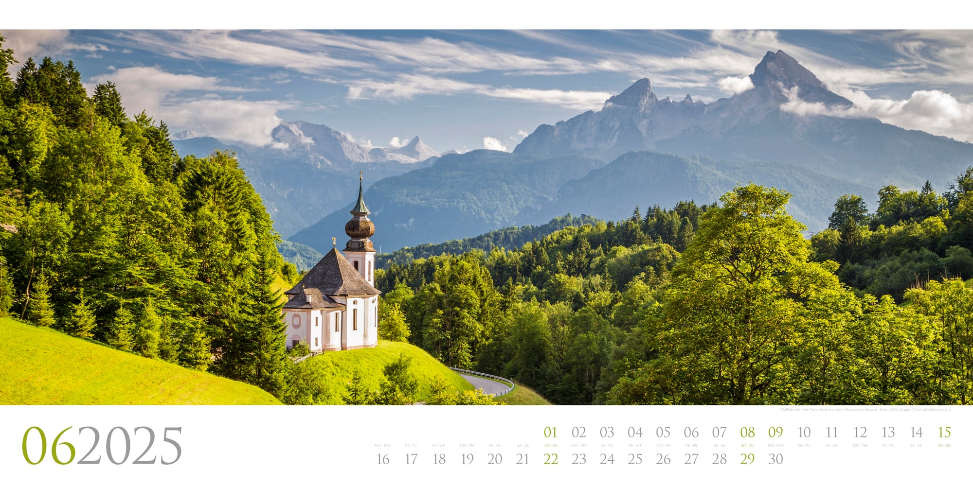Ackermann Calendar Germany - Panorama 2025 - Inside View 06