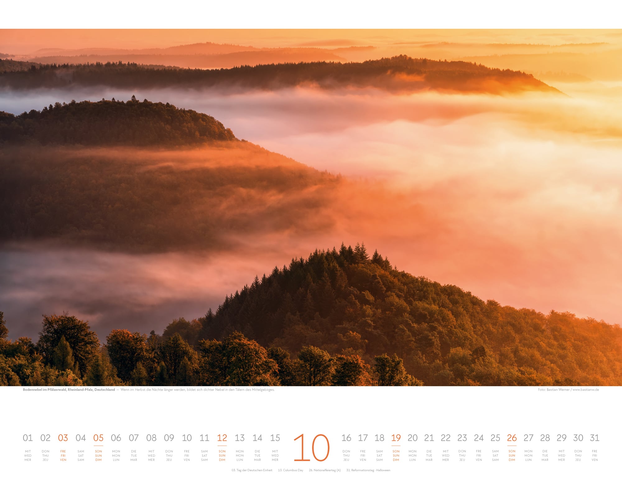 Ackermann Calendar Forces of Nature 2025 - Inside View 10