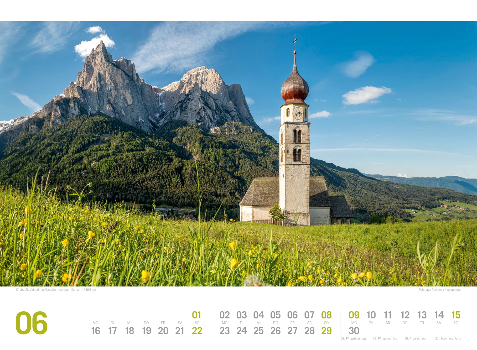 Ackermann Kalender Südtirol ReiseLust 2025 - Innenansicht 06