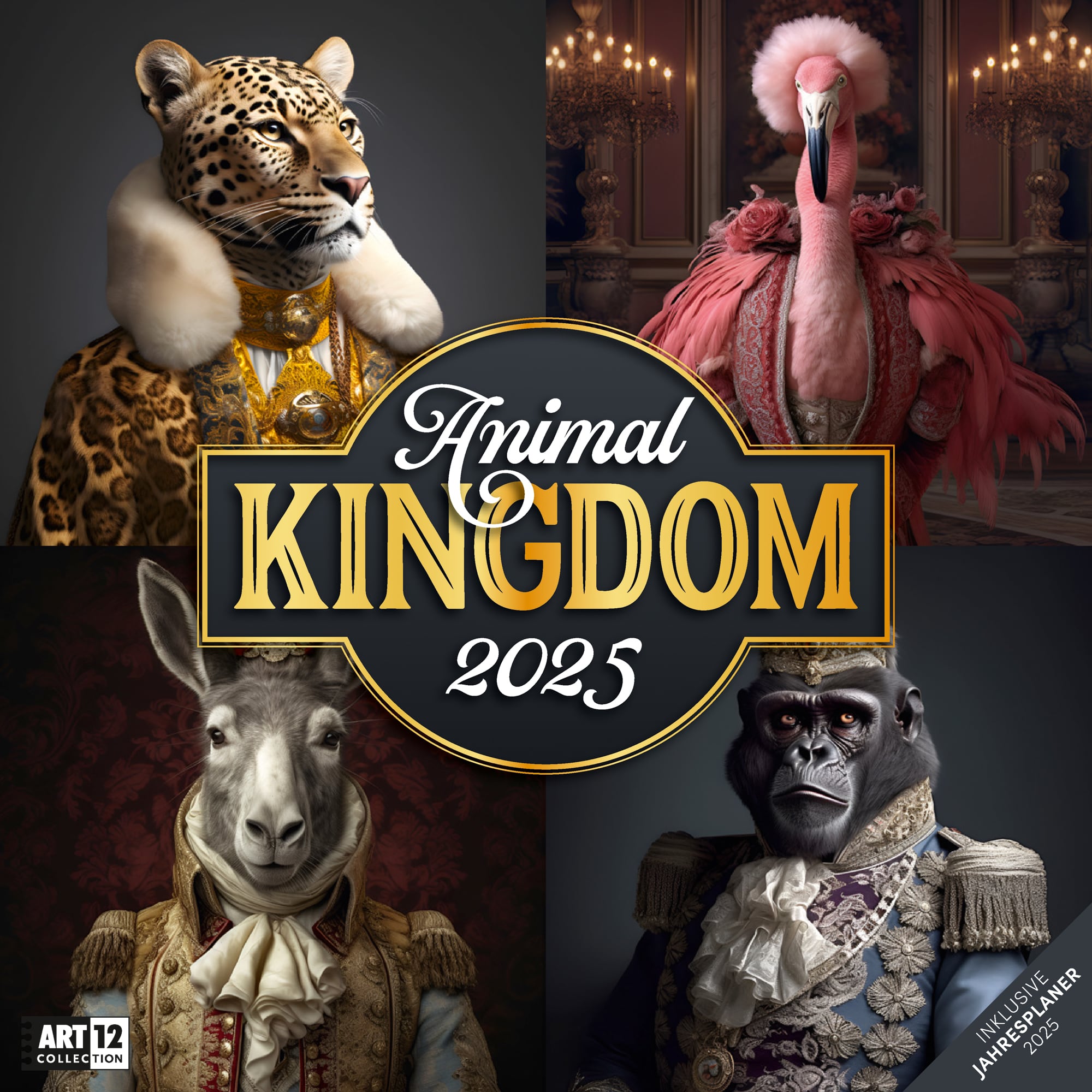 Art12 Collection Calendar Animal Kingdom 2025 - 30x30 - Cover Page