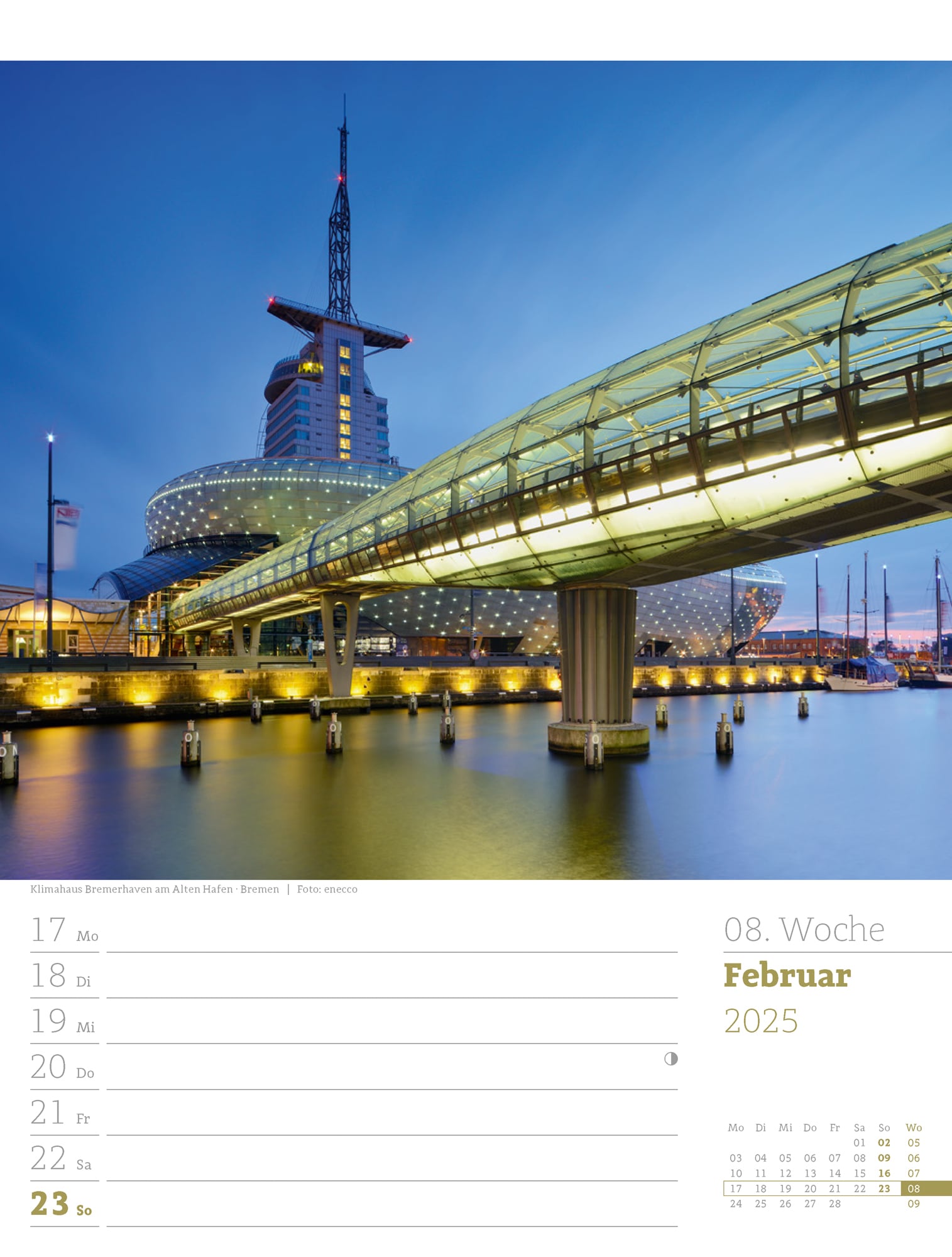 Ackermann Calendar Germany 2025 - Weekly Planner - Inside View 11