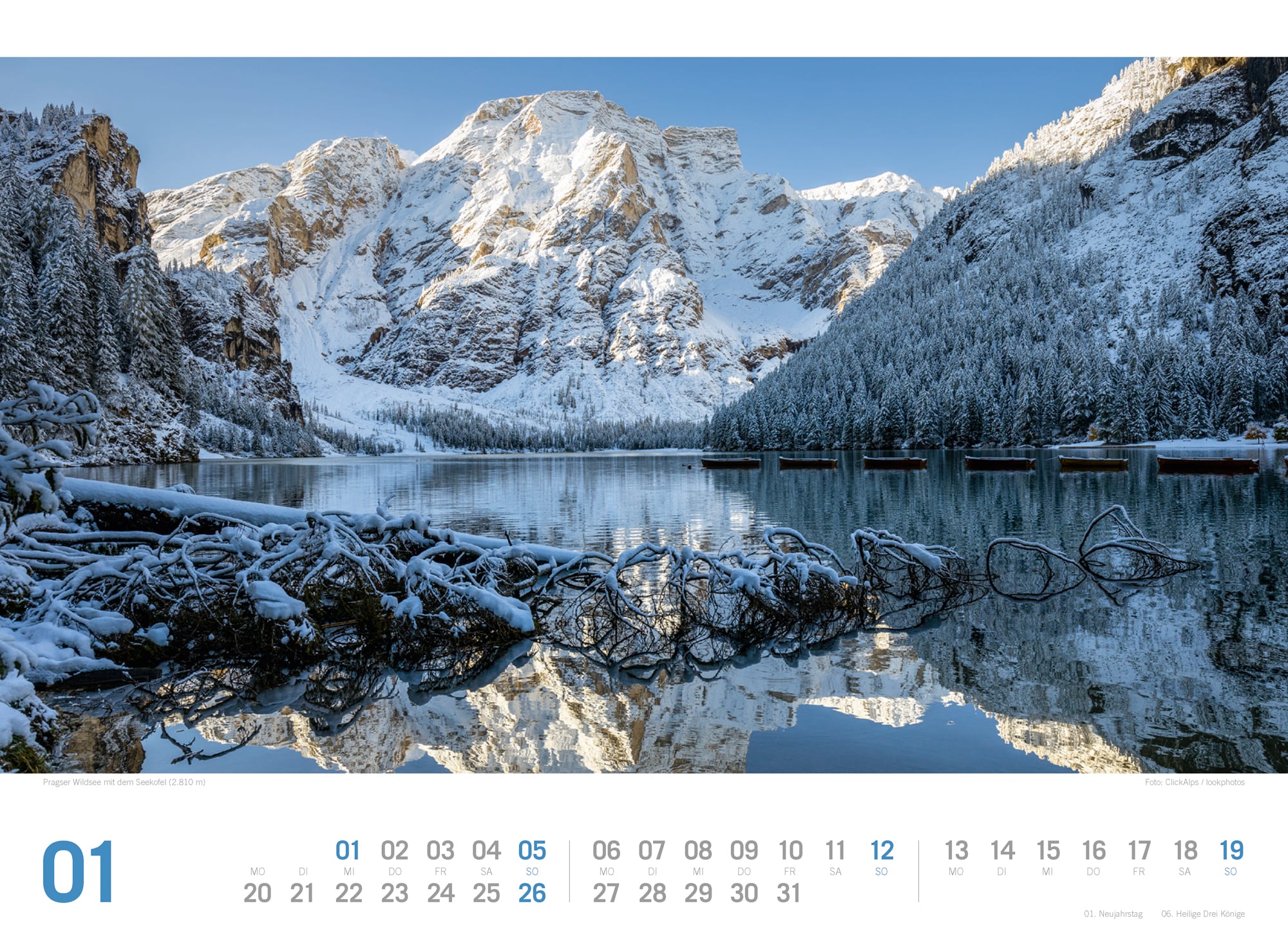 Ackermann Calendar South Tyrol 2025 - Inside View 01