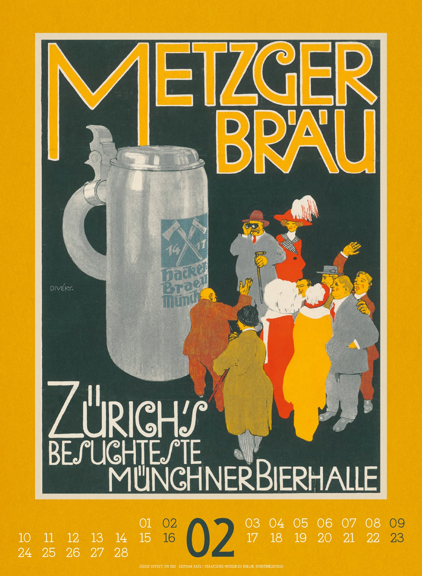 Ackermann Calendar Beer Posters 2025 - Inside View 02