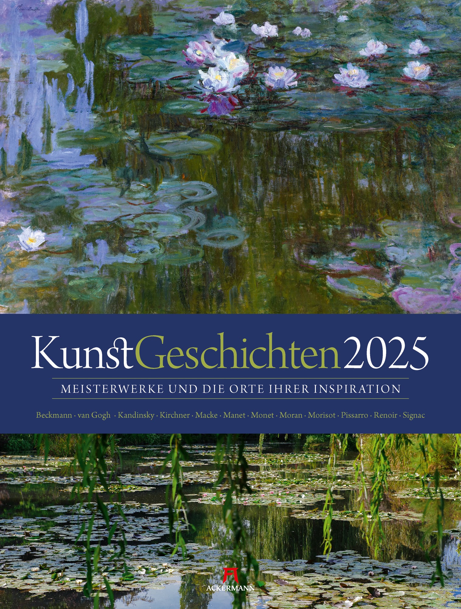 Ackermann Kalender KunstGeschichten 2025 - Titelblatt