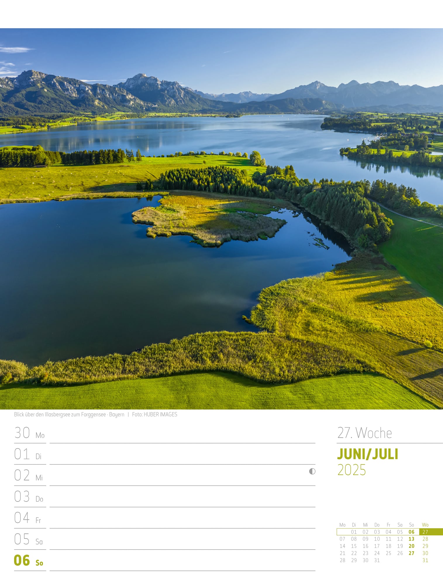 Ackermann Calendar Discover Germany 2025 - Weekly Planner - Inside View 30