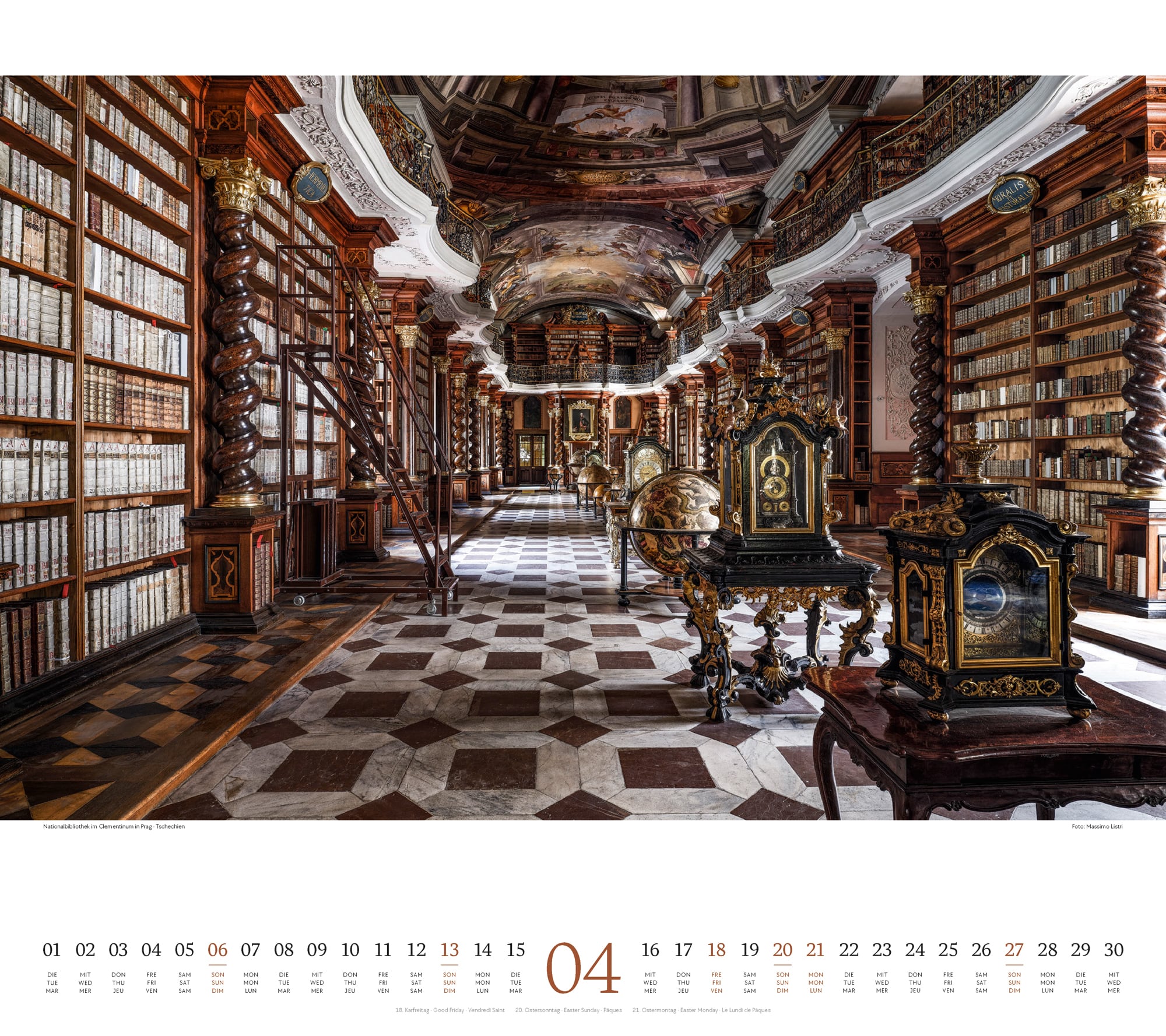 Ackermann Kalender Welt der Bücher 2025 - Innenansicht 04