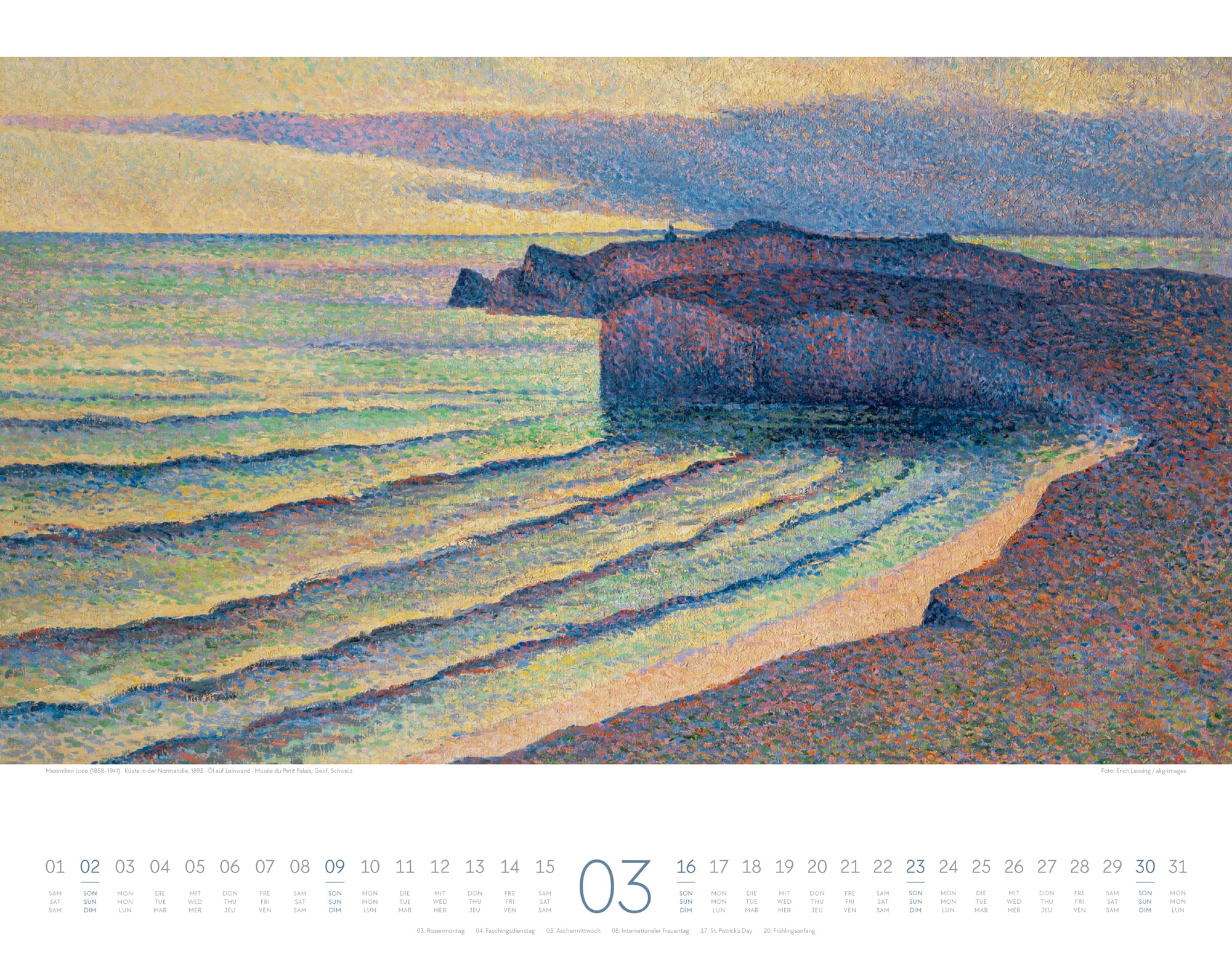 Ackermann Calendar Artwork Sea 2025 - Inside View 03