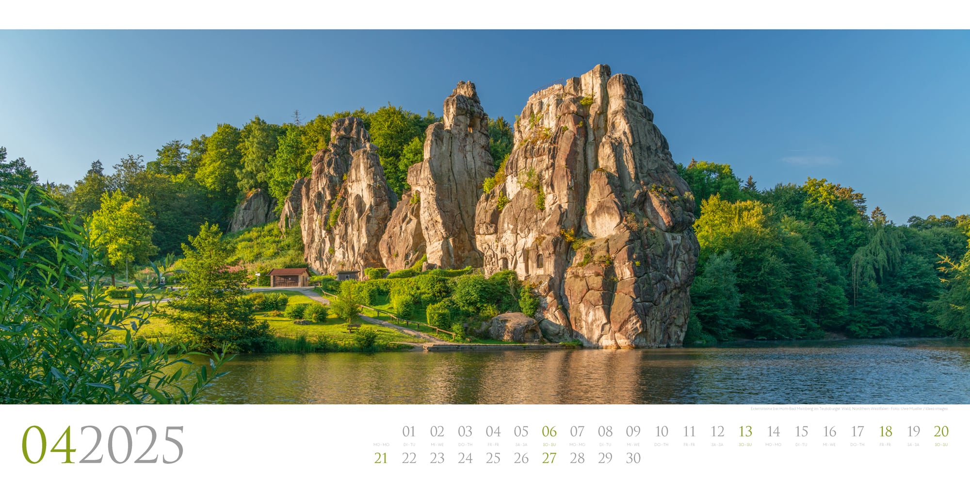 Ackermann Kalender Deutschland - Panorama 2025 - Innenansicht 04