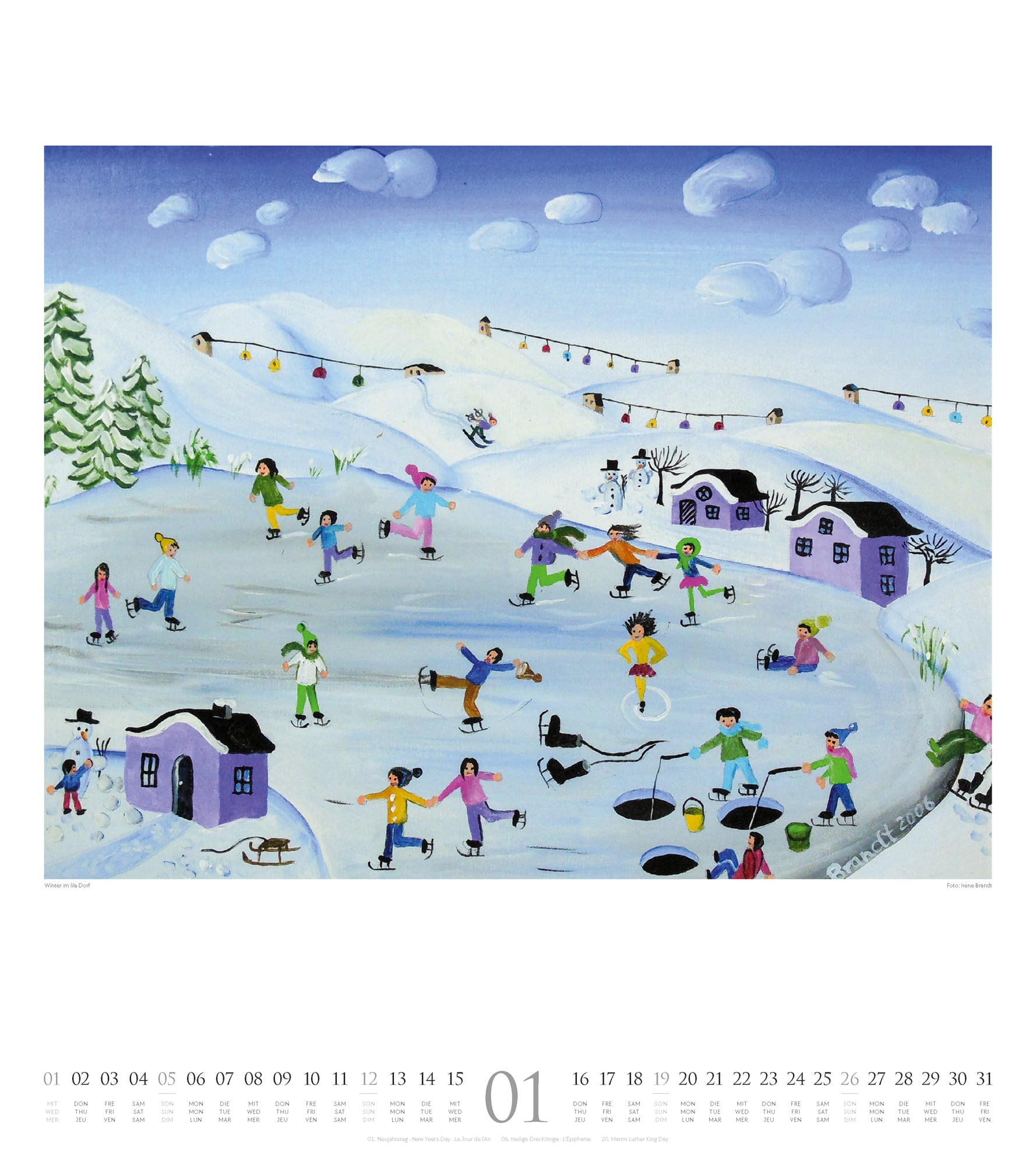 Ackermann Calendar Naive Art 2025 - Inside View 01