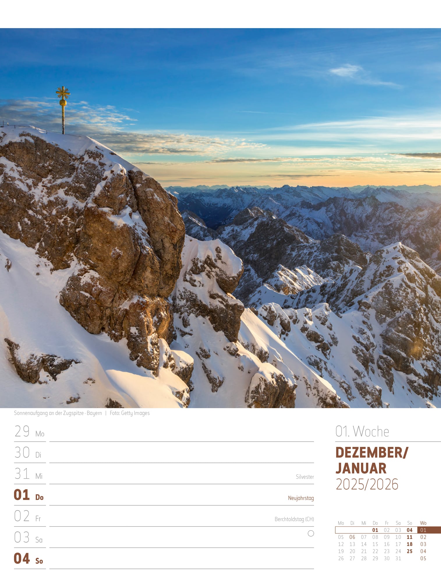 Ackermann Calendar Discover Germany 2025 - Weekly Planner - Inside View 56