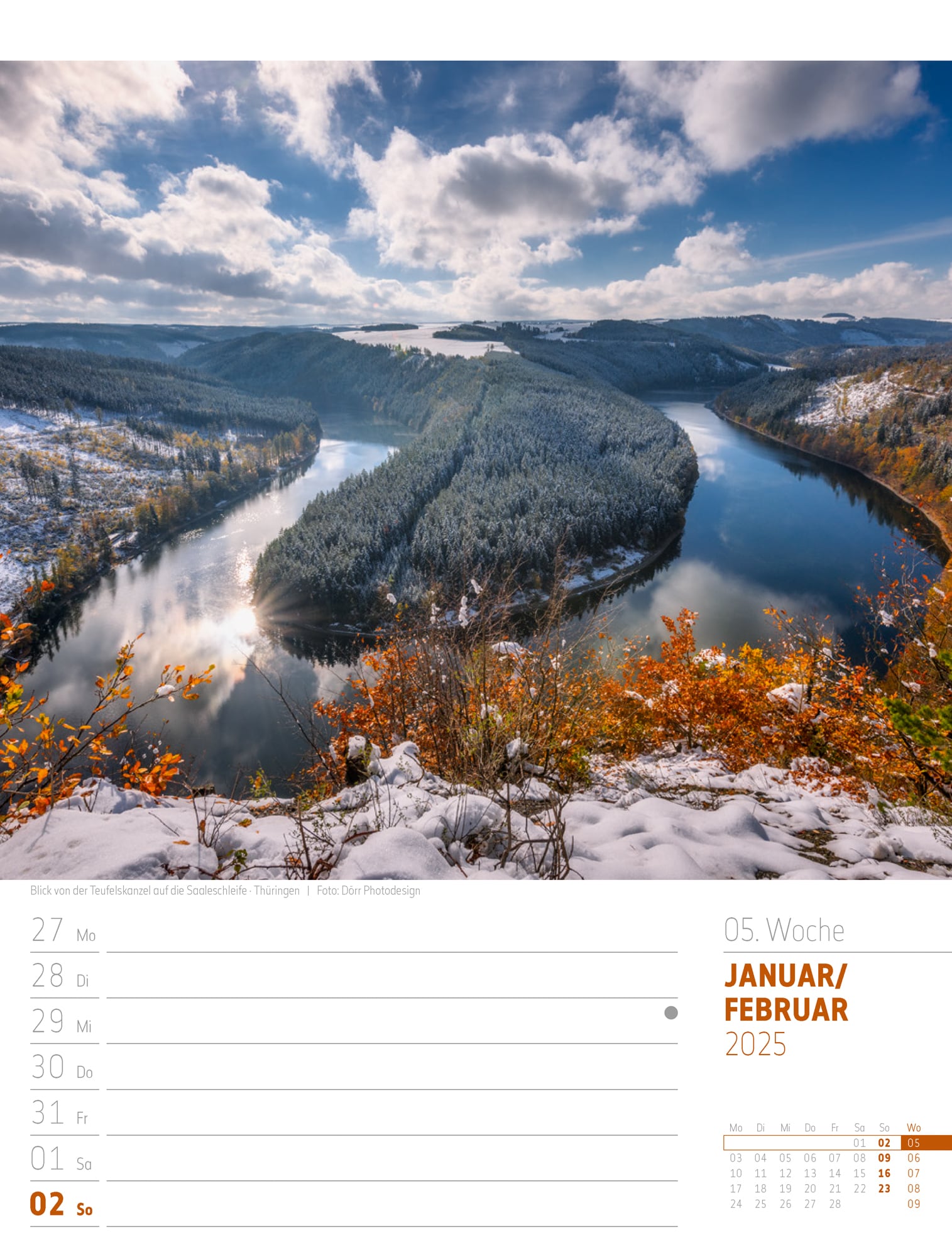 Ackermann Calendar Discover Germany 2025 - Weekly Planner - Inside View 08