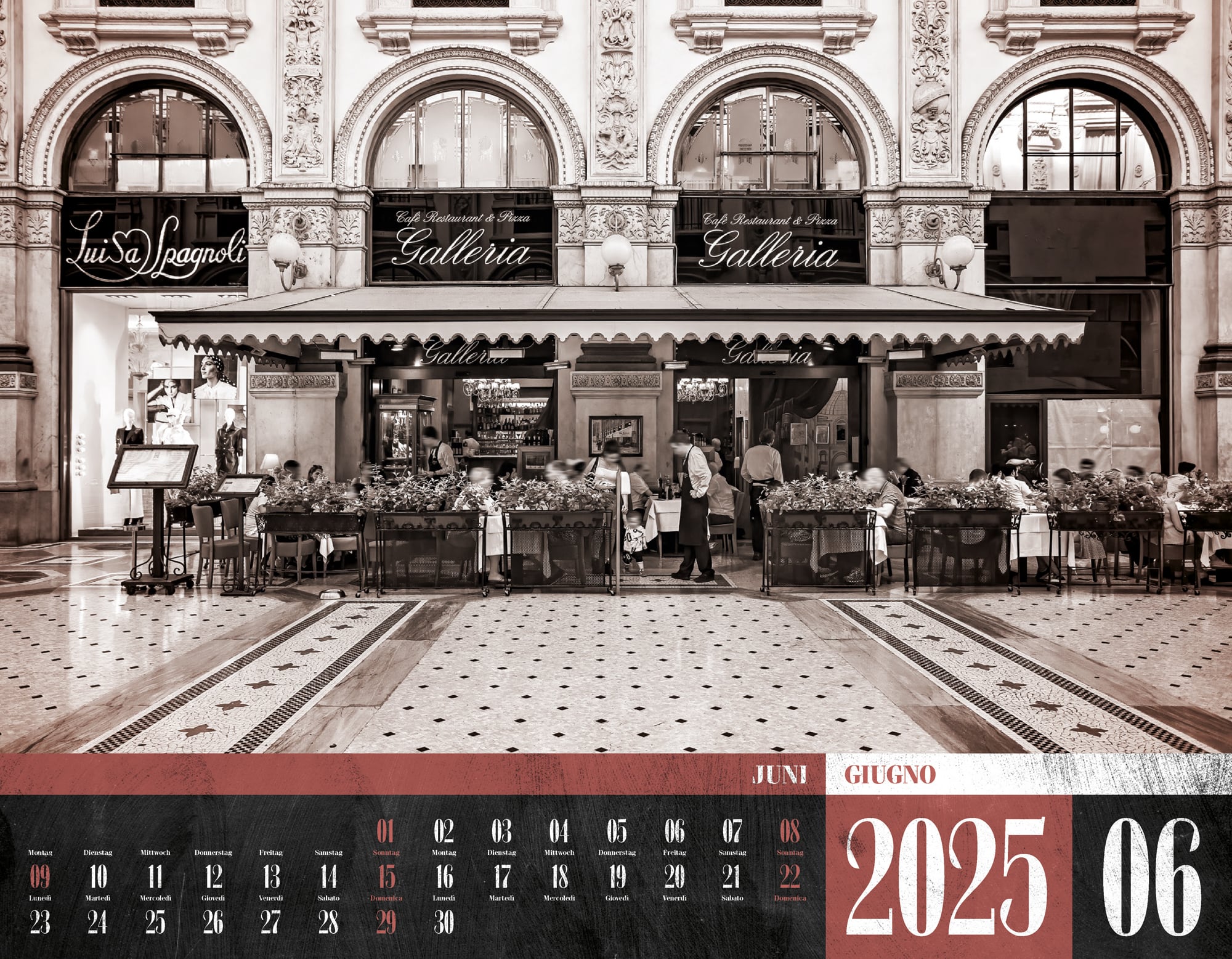 Ackermann Calendar La Dolce Vita 2025 - Inside View 06