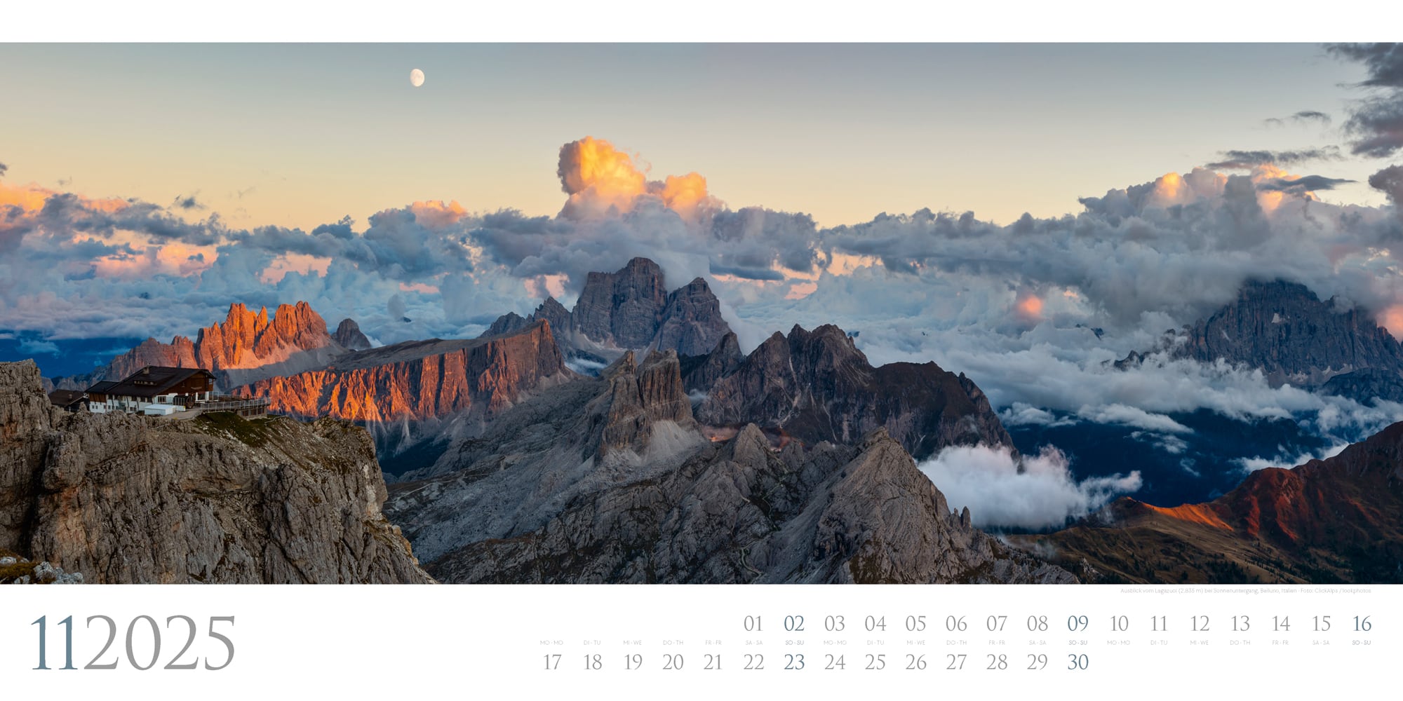 Ackermann Calendar Dolomites 2025 - Inside View 11