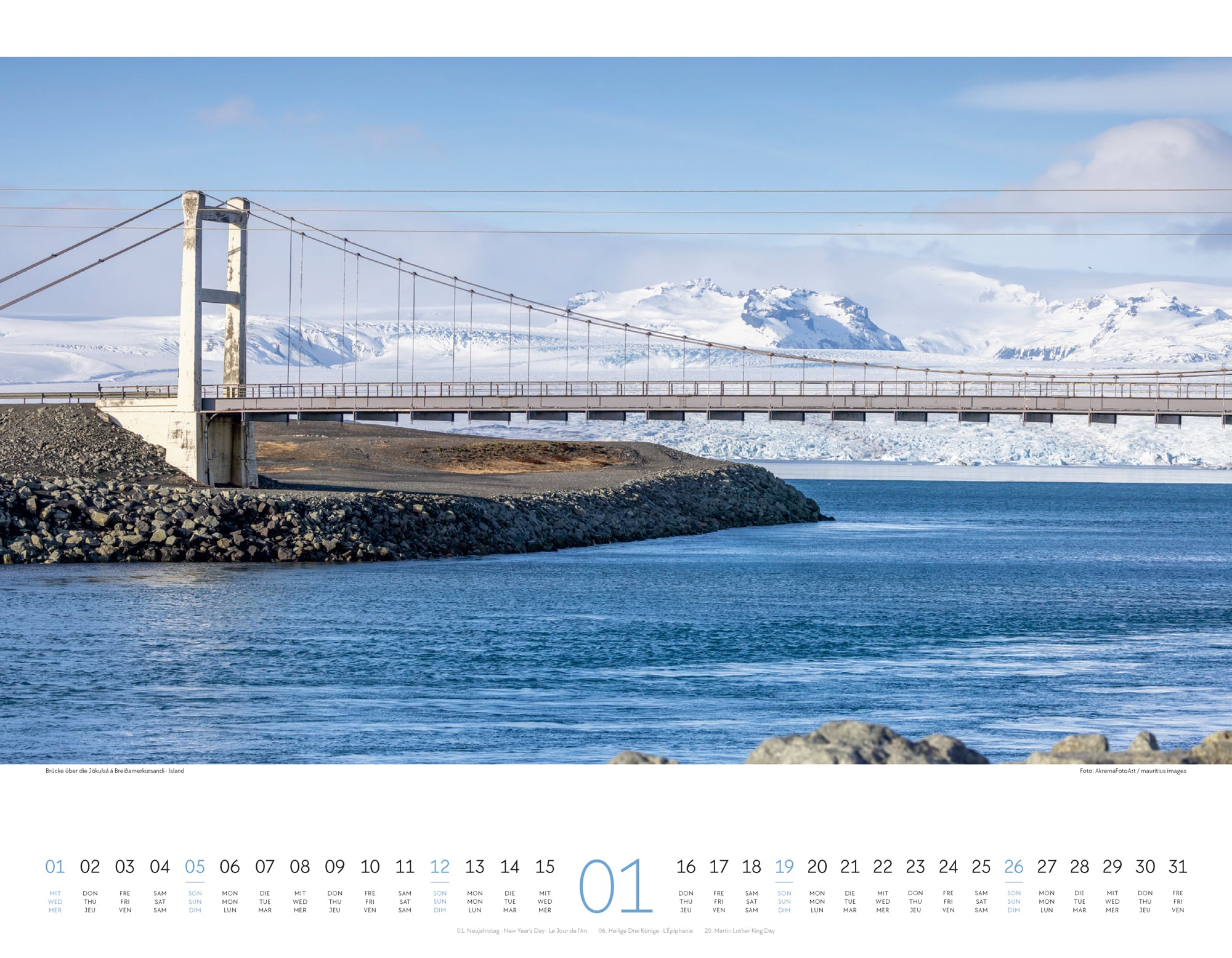 Ackermann Calendar Bridges 2025 - Inside View 01