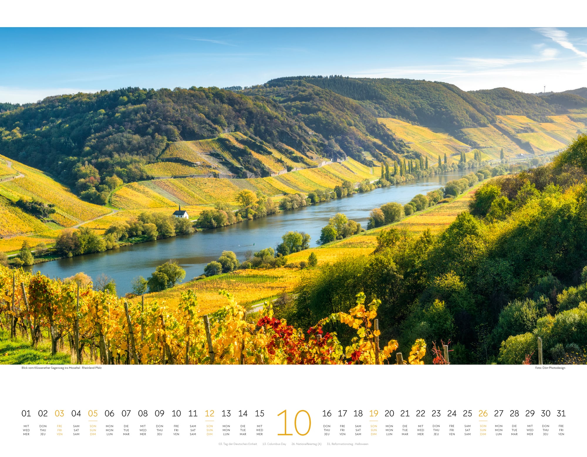 Ackermann Calendar Germany - Wonderful Landscapes 2025 - Inside View 10