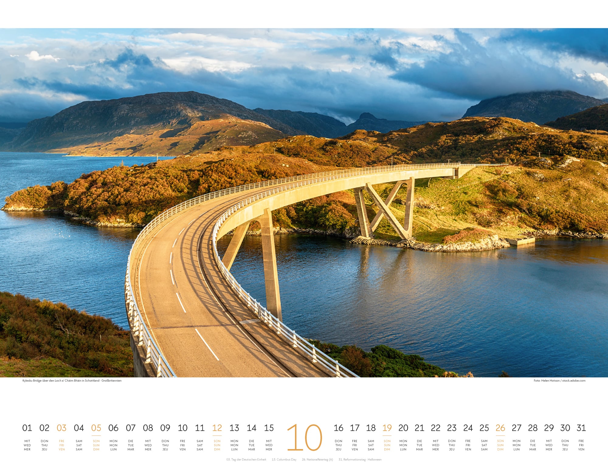 Ackermann Calendar Bridges 2025 - Inside View 10