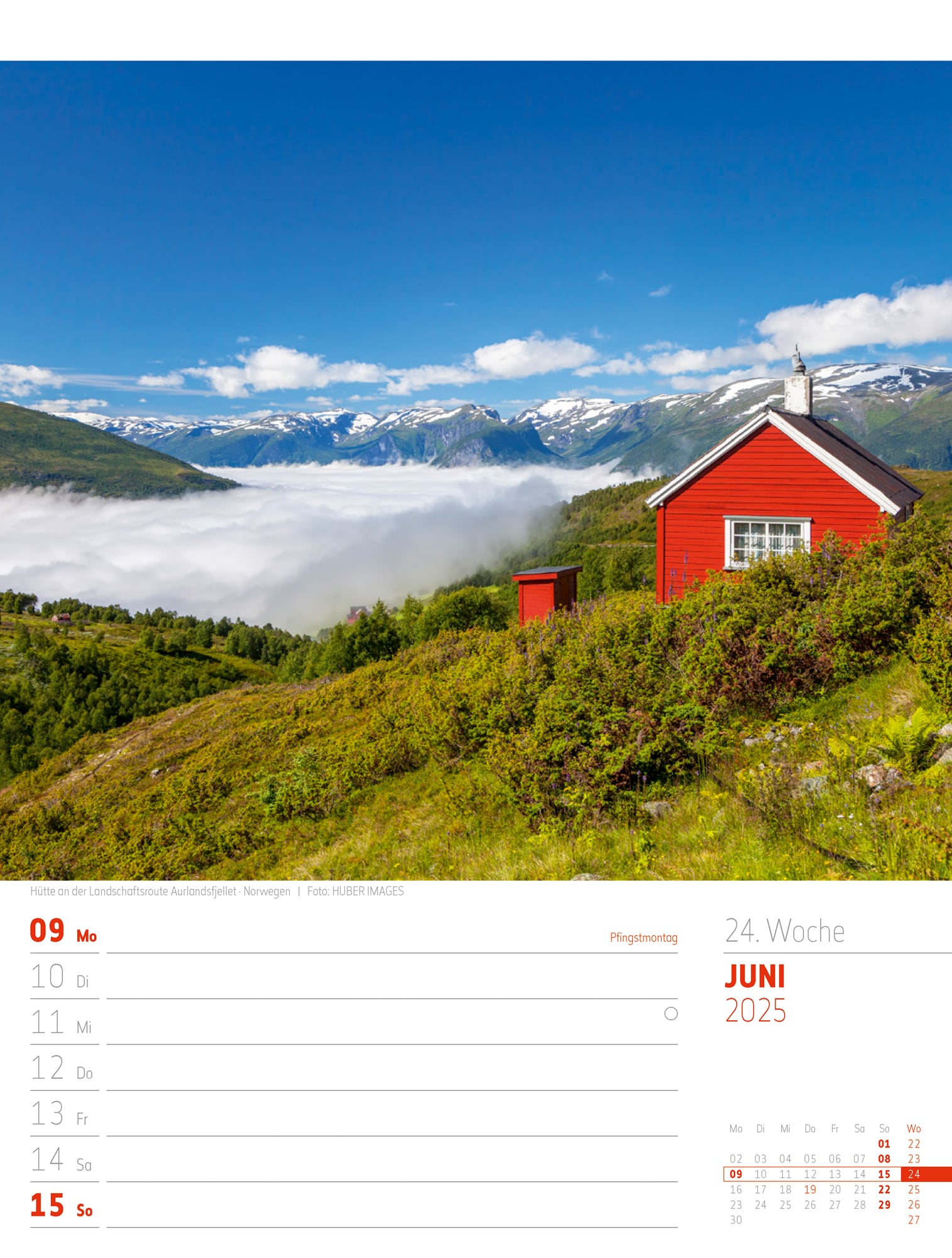 Ackermann Calendar Scandinavia 2025 - Weekly Planner - Inside View 27