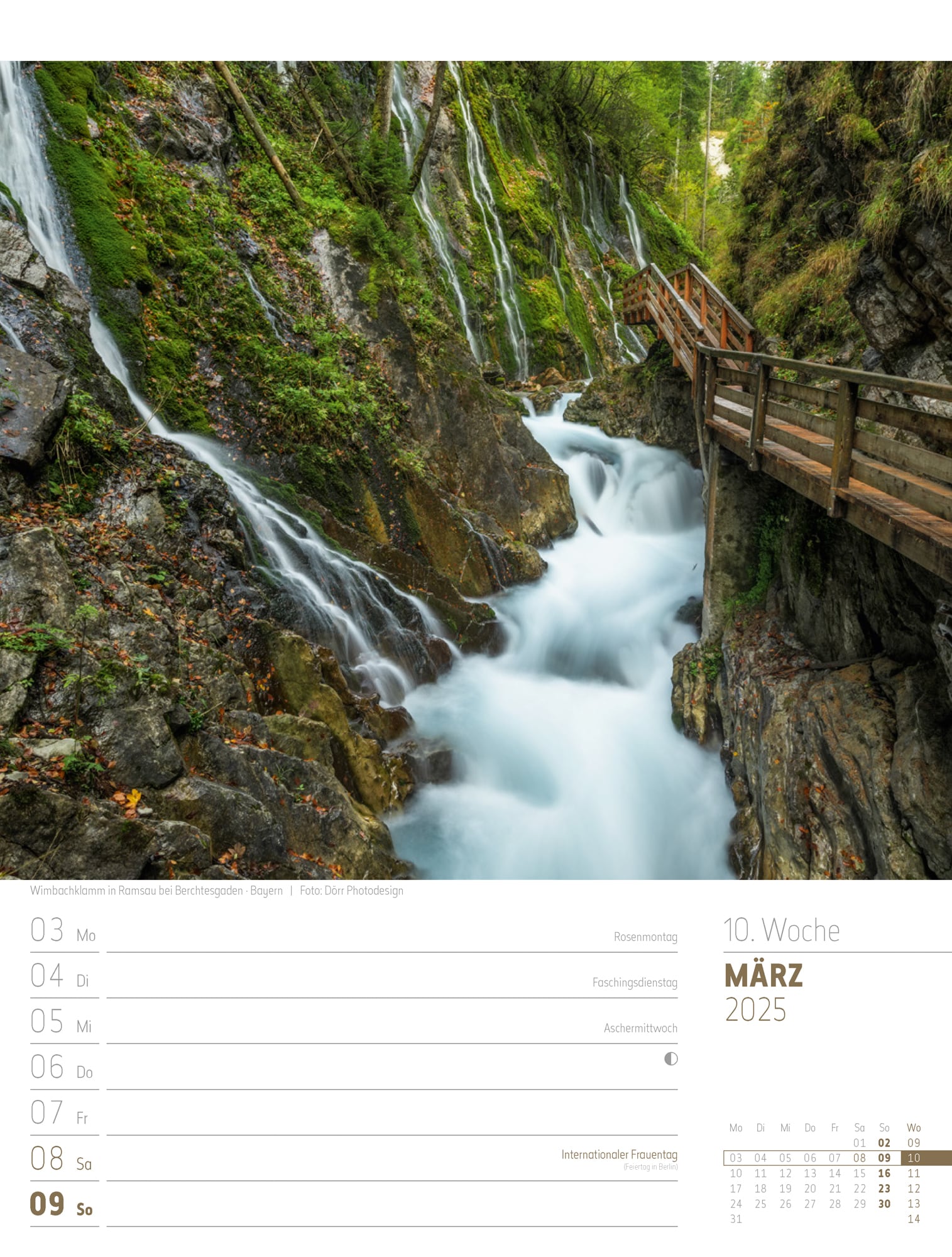 Ackermann Calendar Discover Germany 2025 - Weekly Planner - Inside View 13