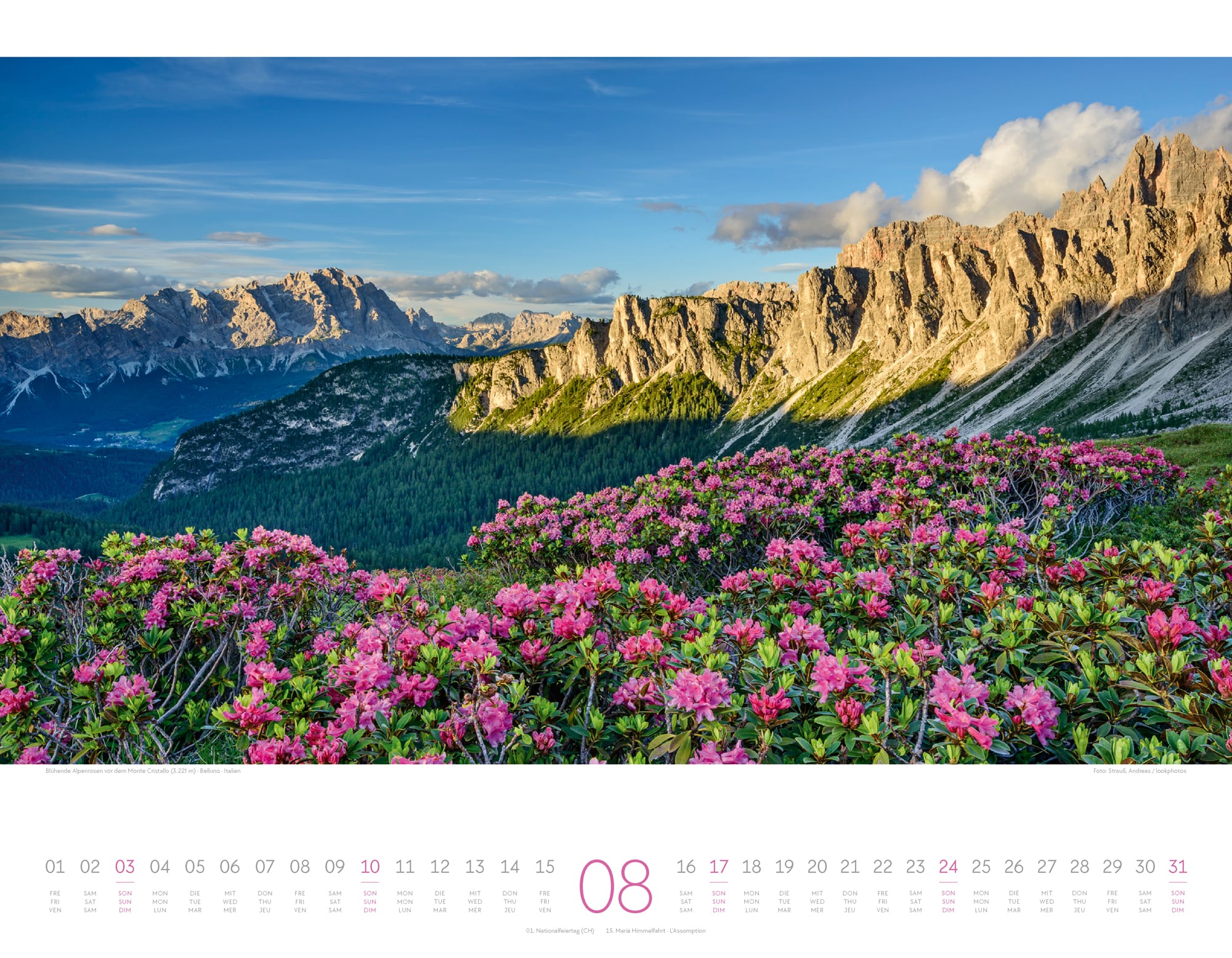 Ackermann Kalender Naturparadies Alpen 2025 - Innenansicht 08