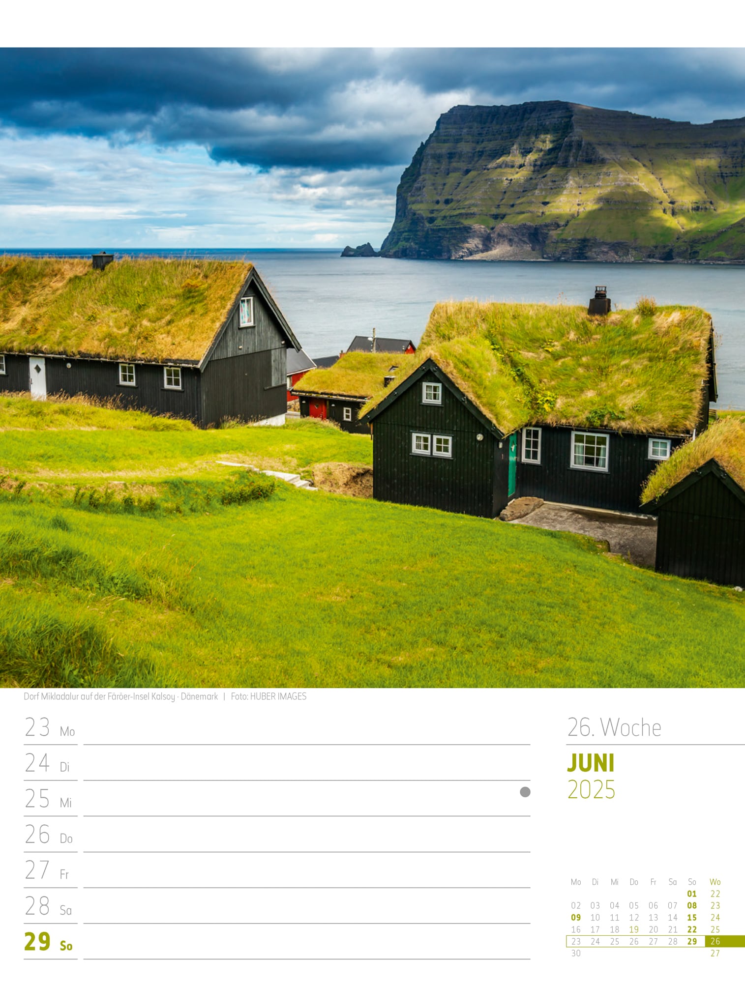 Ackermann Calendar Scandinavia 2025 - Weekly Planner - Inside View 29