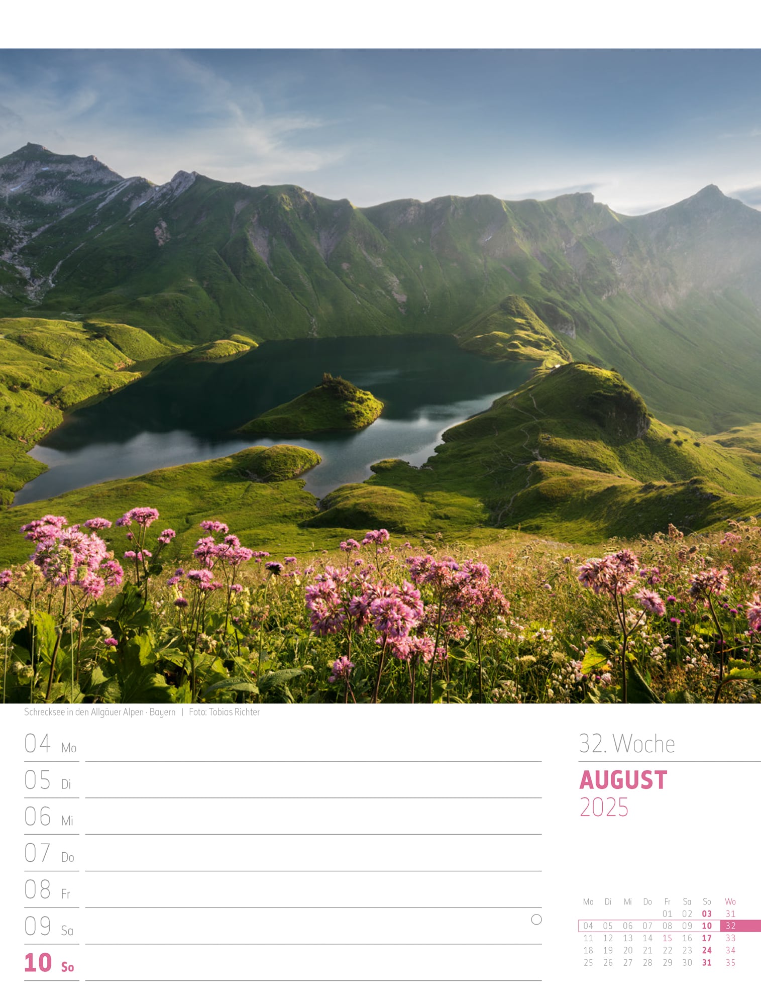 Ackermann Calendar Discover Germany 2025 - Weekly Planner - Inside View 35