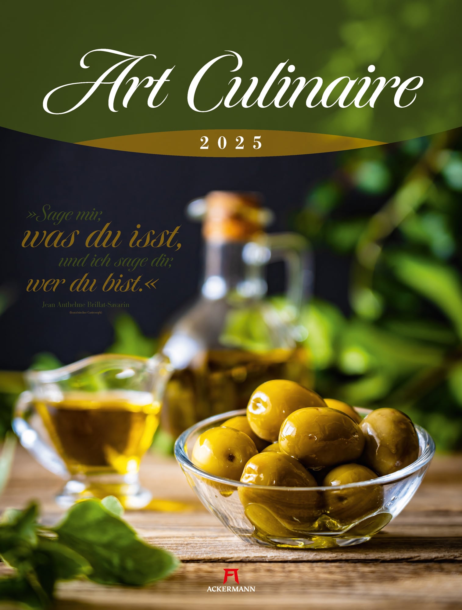 Ackermann Kalender Art Culinaire 2025 - Titelblatt