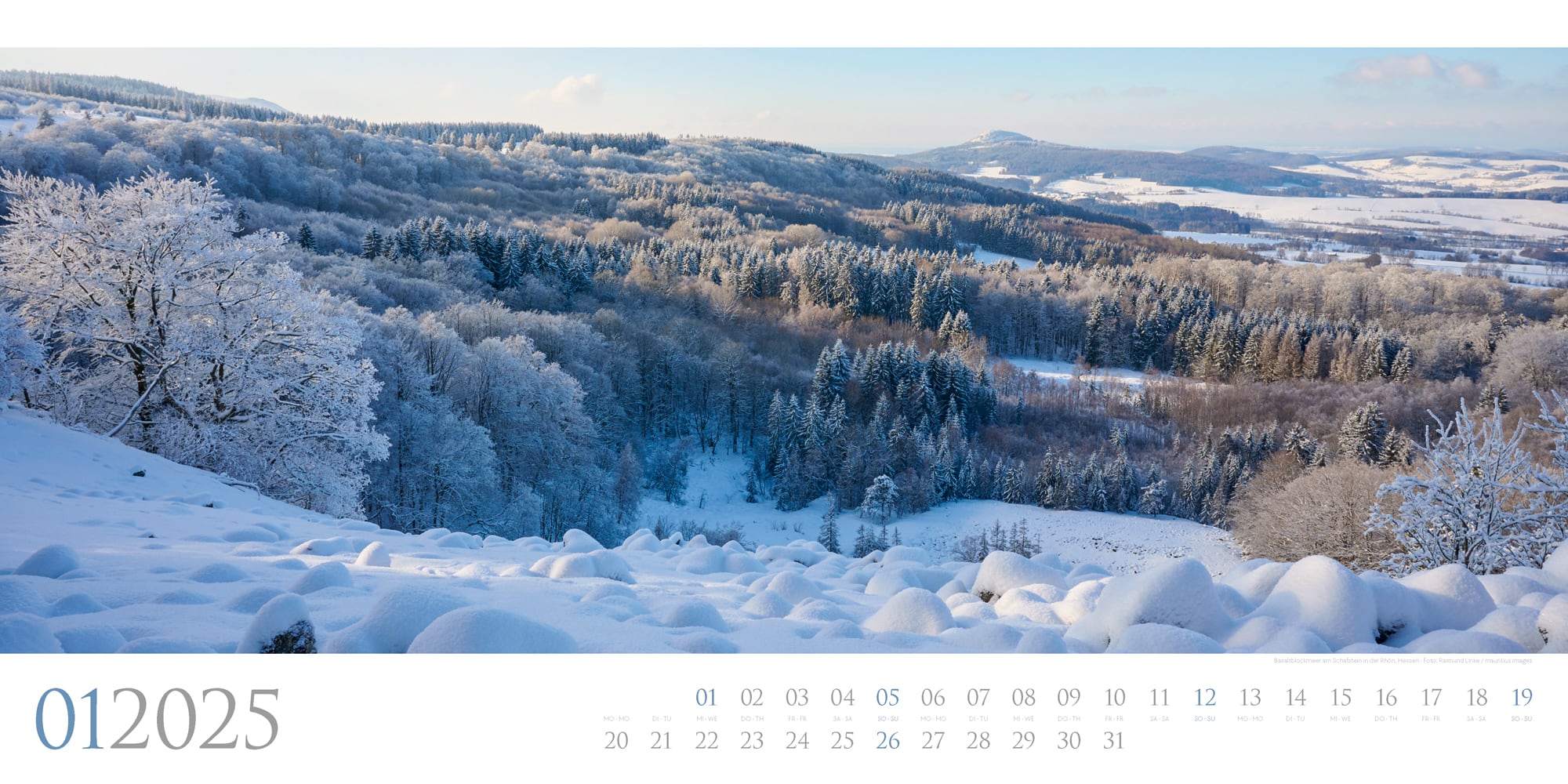 Ackermann Calendar Germany - Panorama 2025 - Inside View 01
