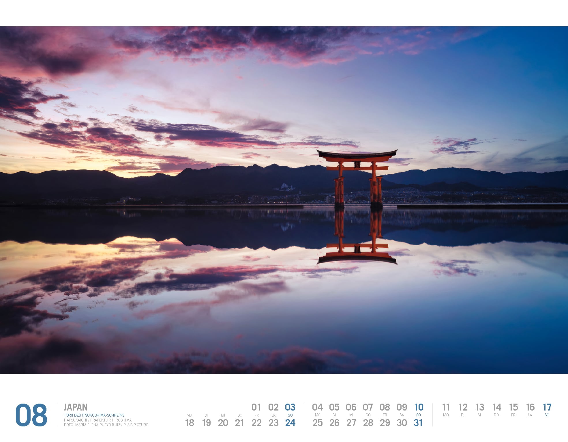Ackermann Calendar Japan 2025 - Inside View 08