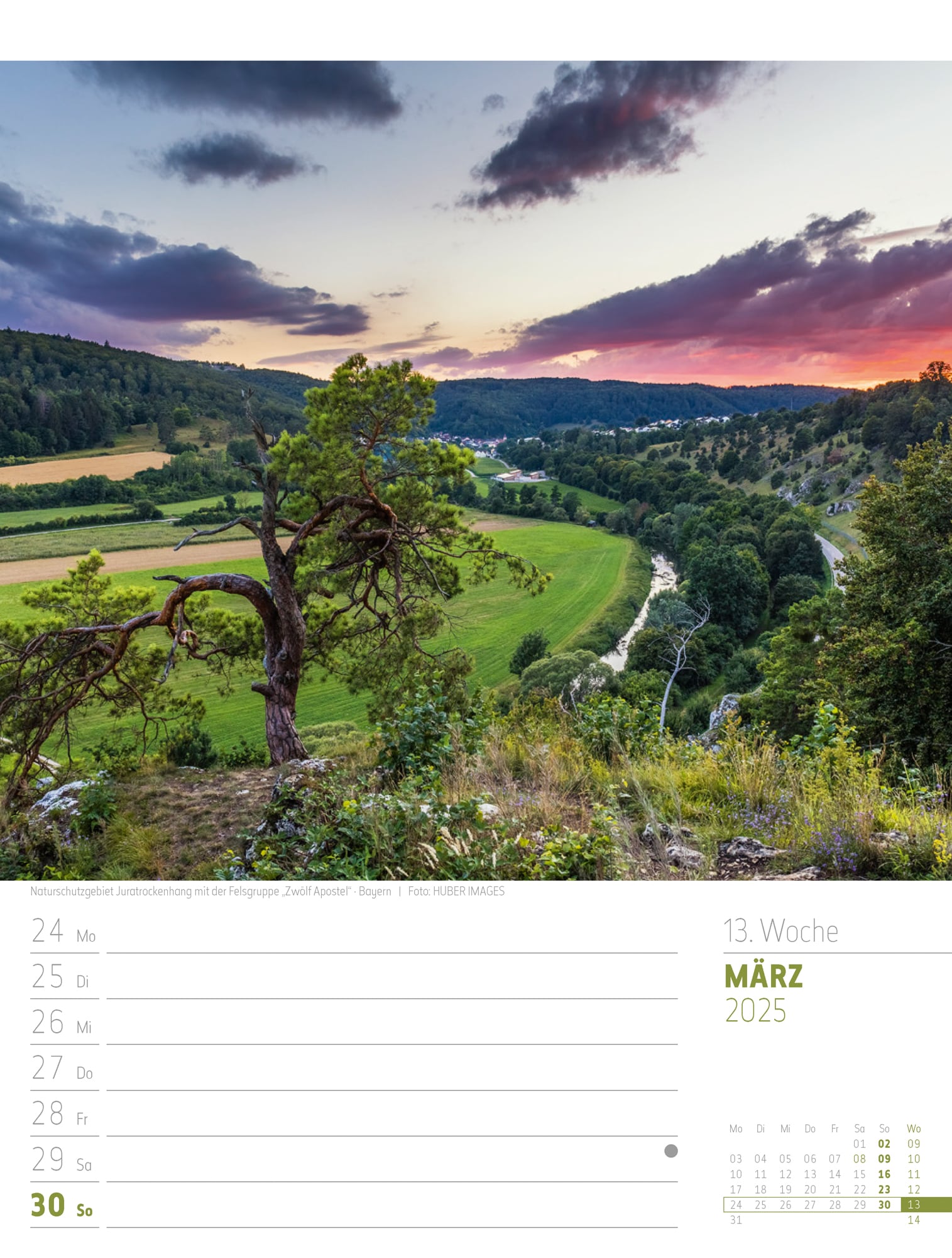 Ackermann Calendar Discover Germany 2025 - Weekly Planner - Inside View 16