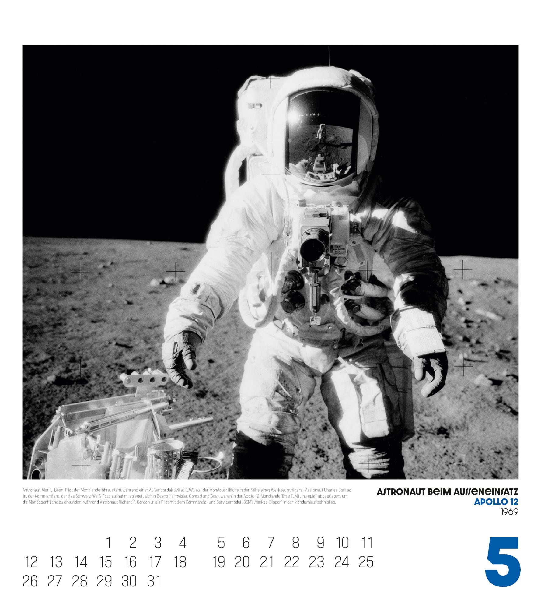 Ackermann Kalender The Apollo Archives 2025 - Innenansicht 05
