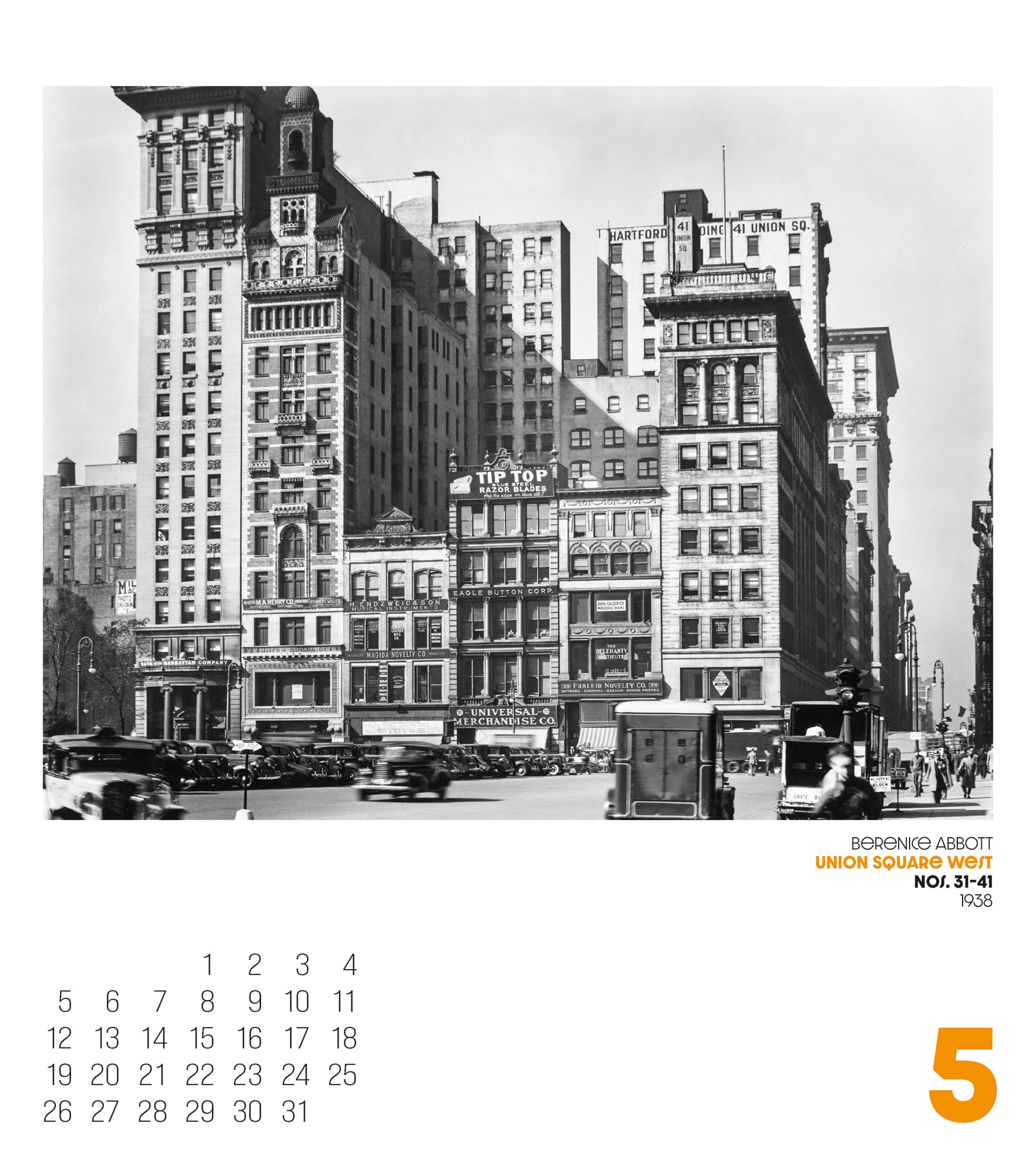 Ackermann Calendar Changing New York 2025 - Inside View 05