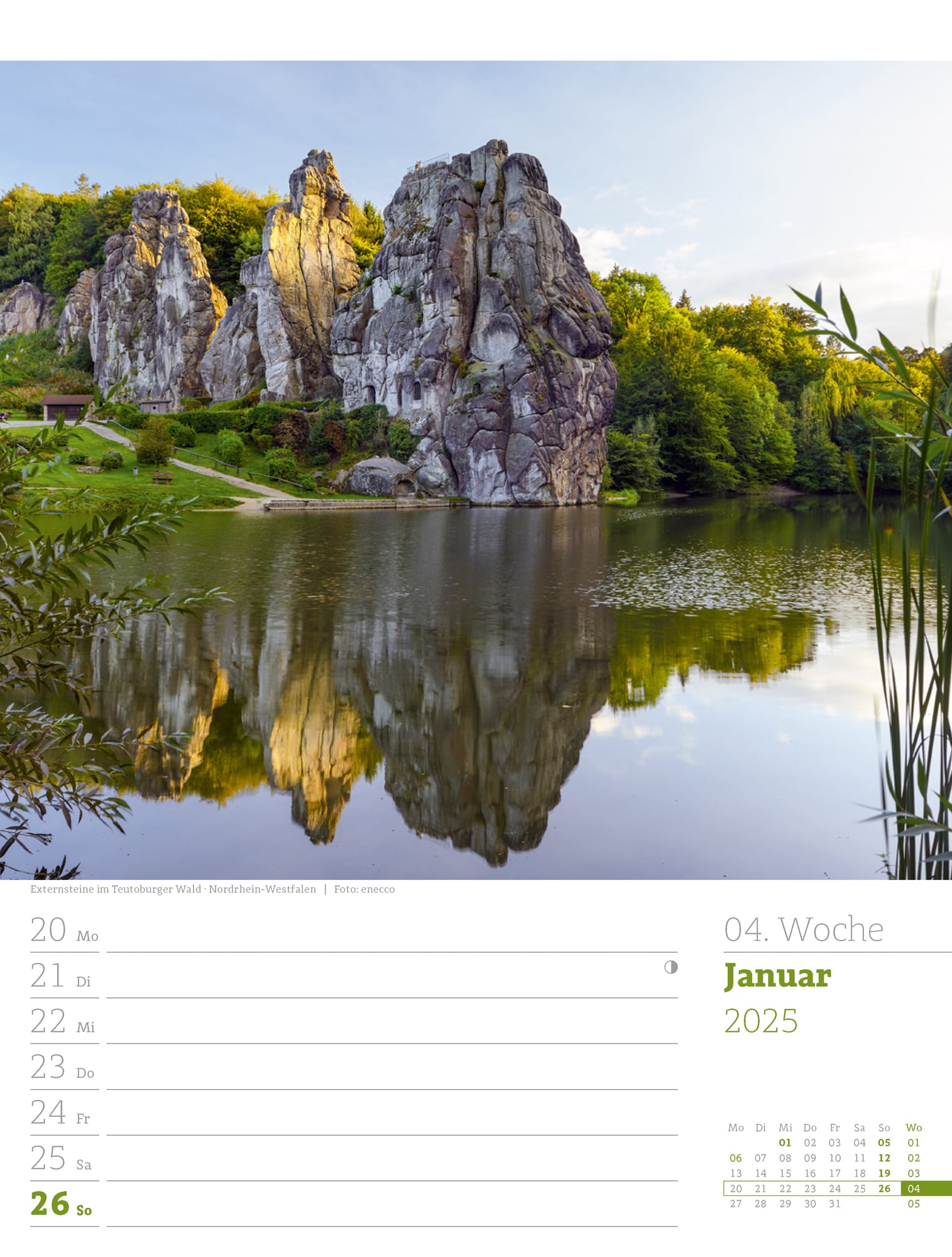 Ackermann Calendar Germany 2025 - Weekly Planner - Inside View 07