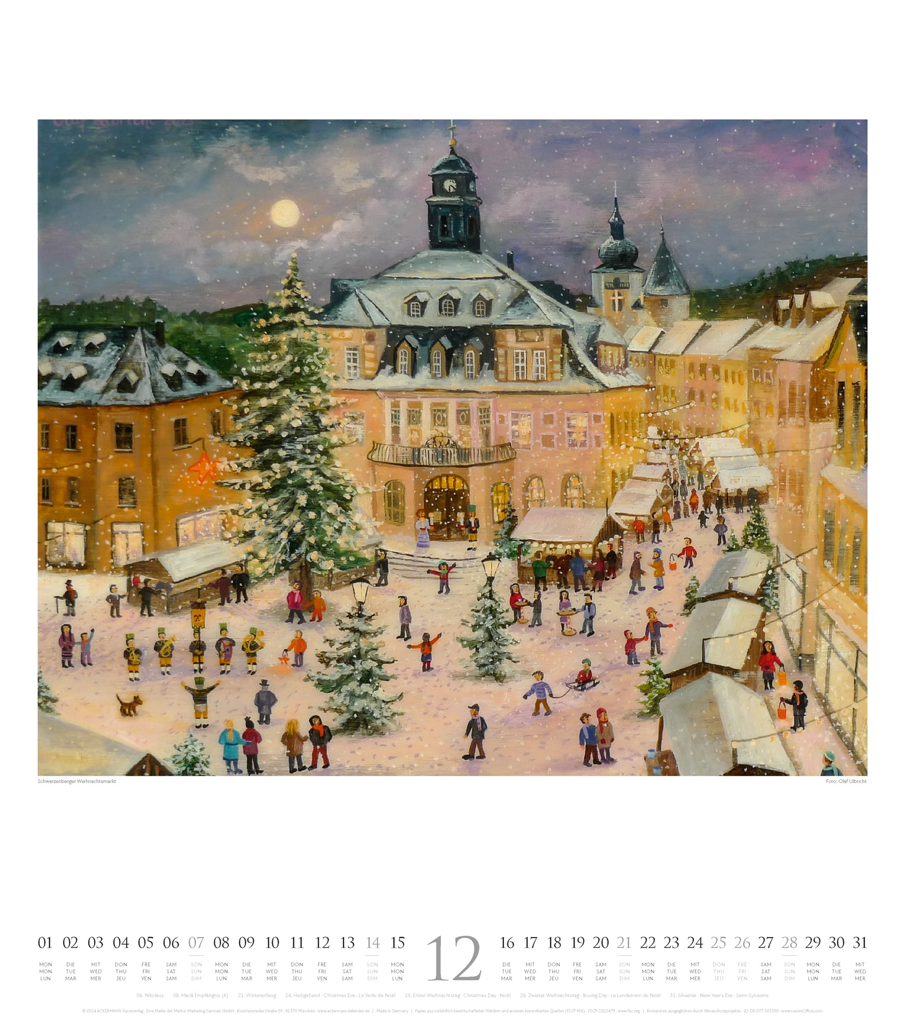 Ackermann Calendar Naive Art 2025 - Inside View 12