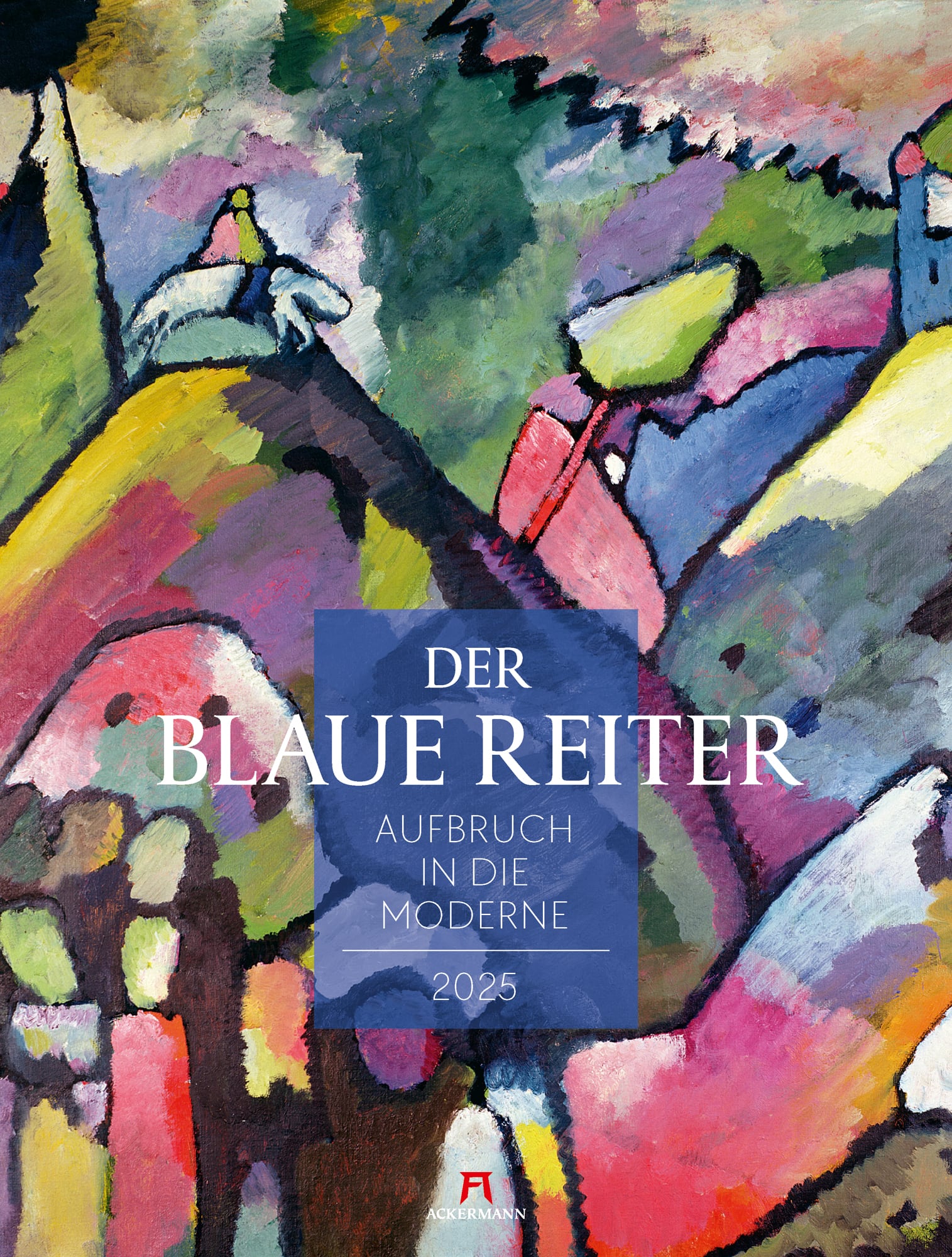 Ackermann Calendar The Blaue Reiter 2025 - Cover Page