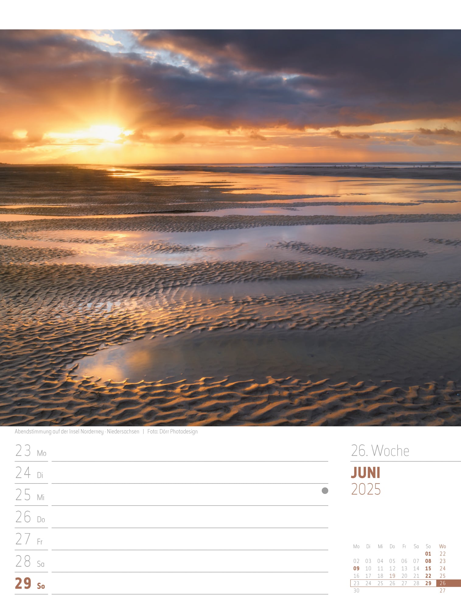 Ackermann Calendar Discover Germany 2025 - Weekly Planner - Inside View 29