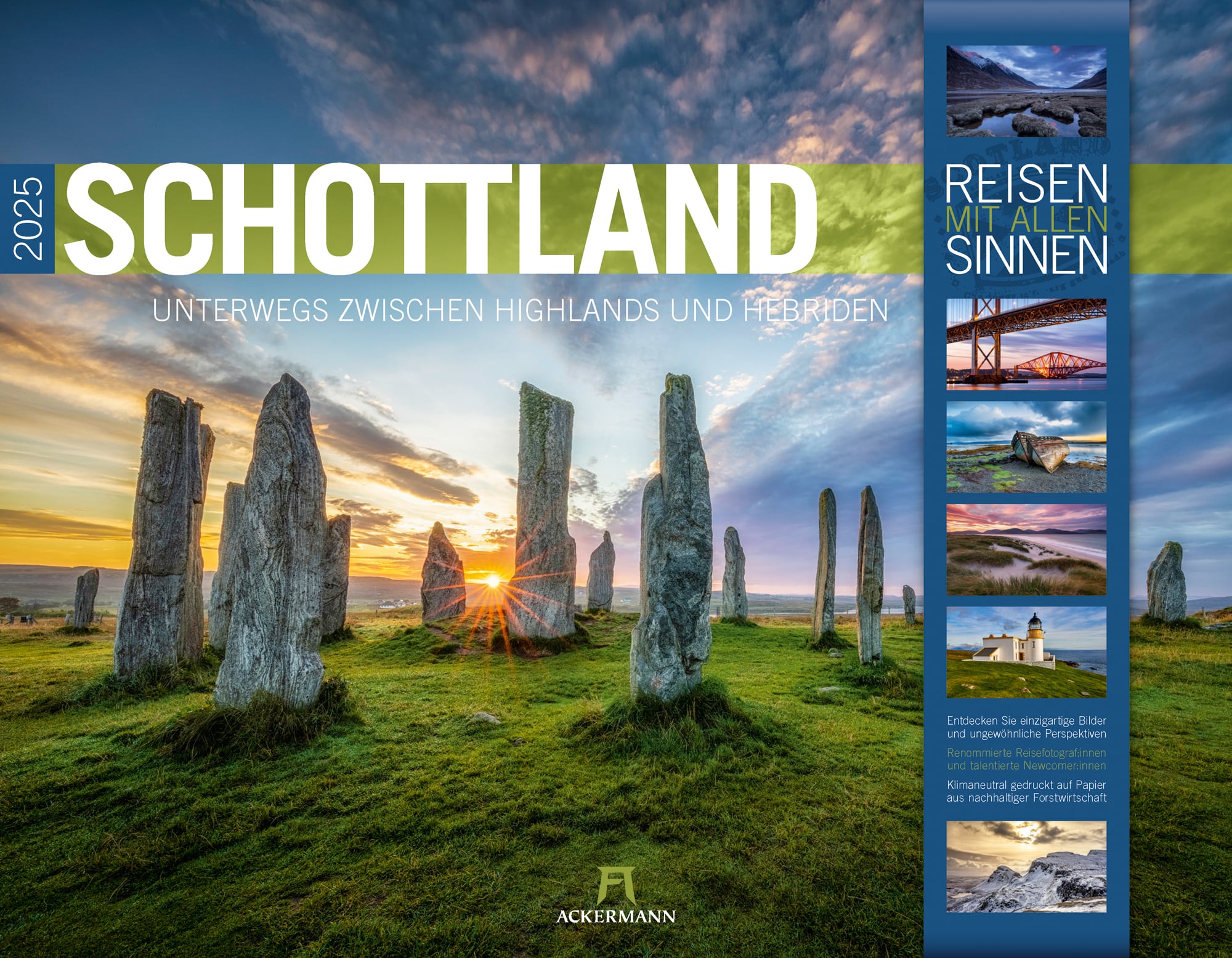 Ackermann Calendar Scotland 2025 - Cover Page