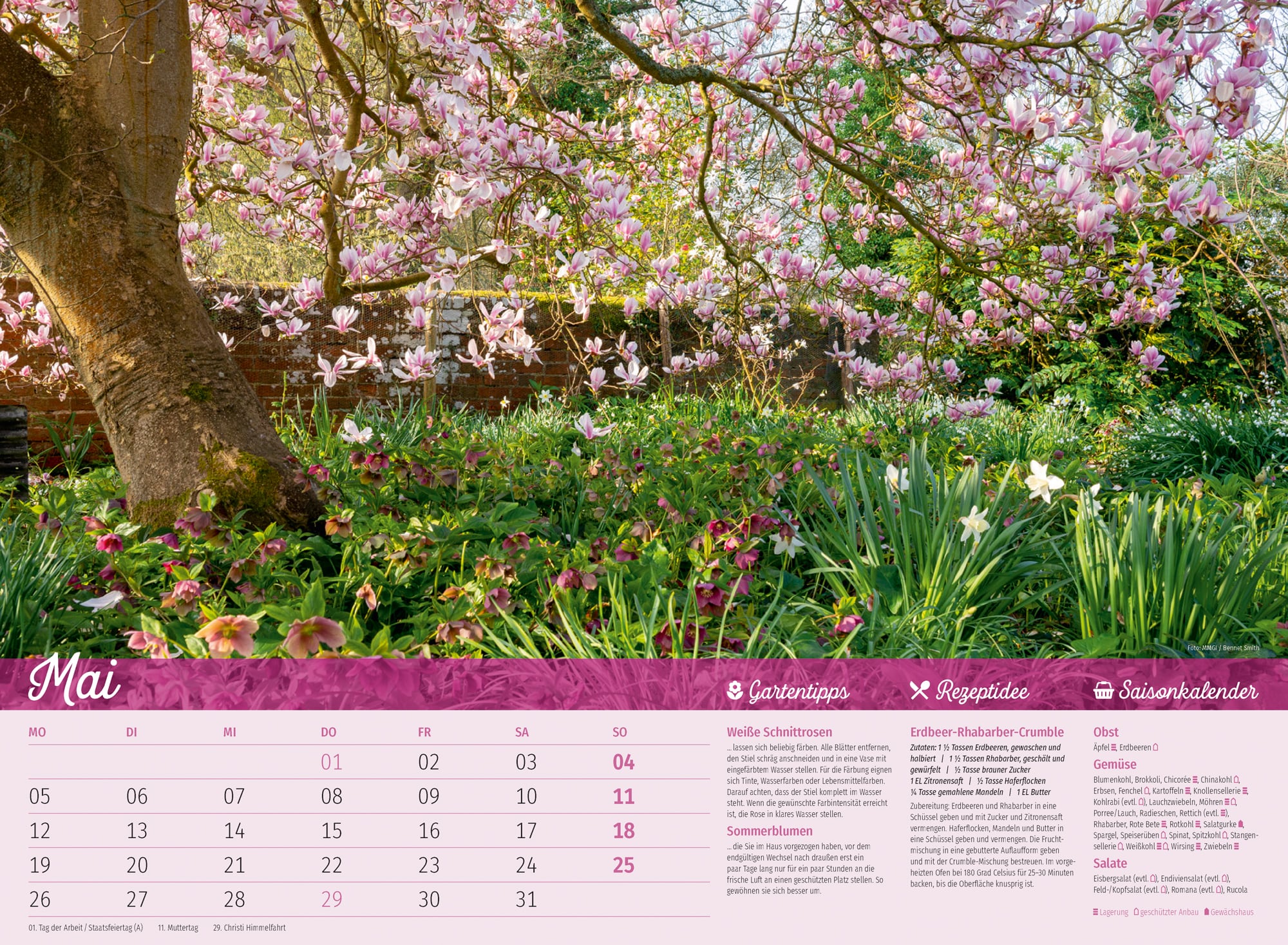 Ackermann Calendar Countryside Living 2025 - Inside View 05