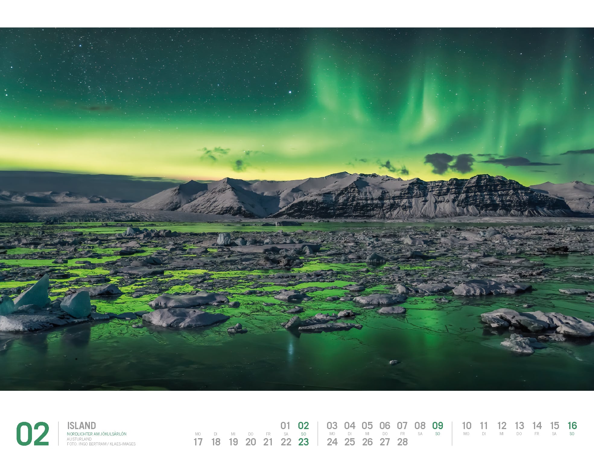 Ackermann Kalender Island 2025 - Innenansicht 02